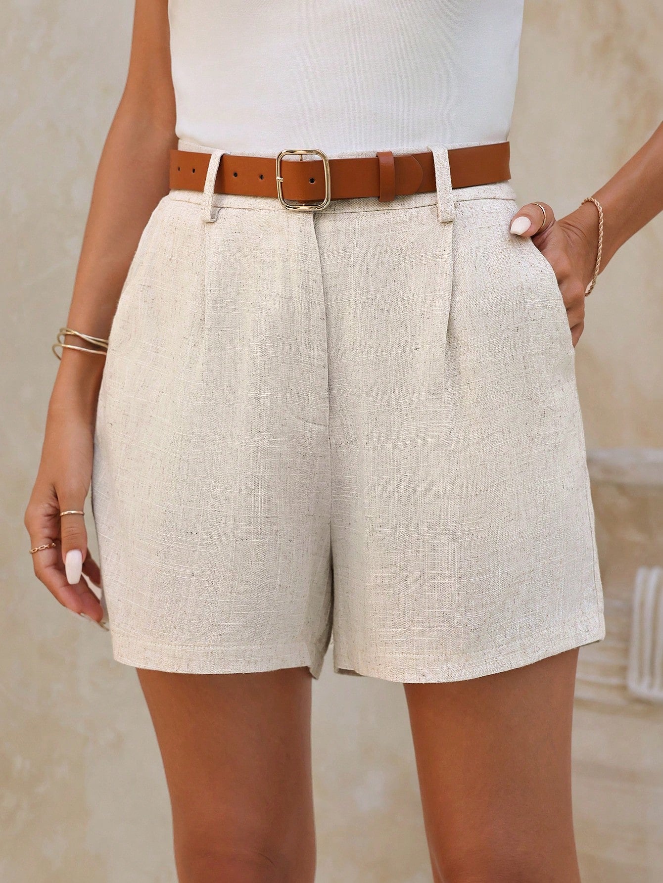  Coastal Linen Tailored Shorts