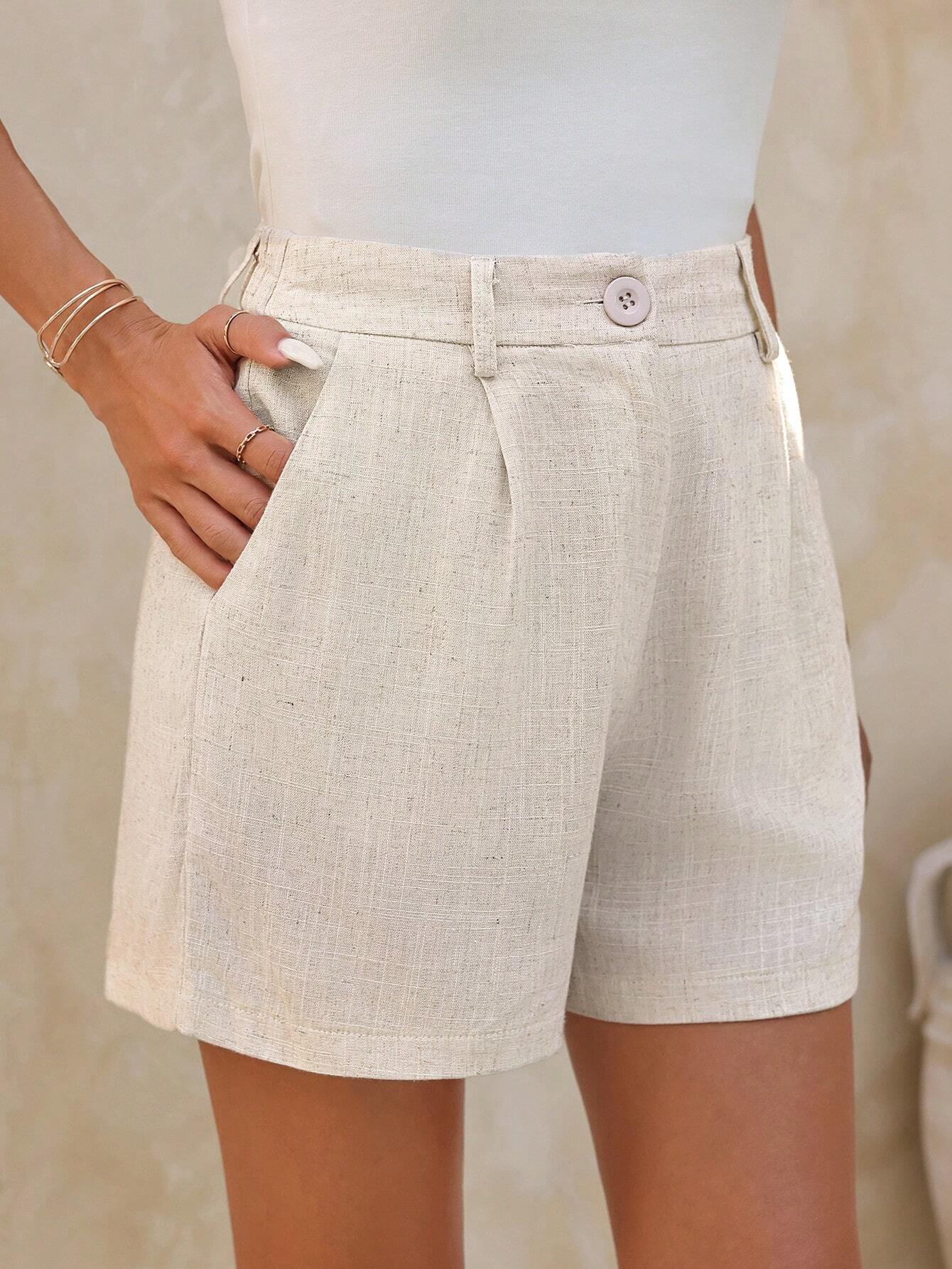 Coastal Linen Tailored Shorts.