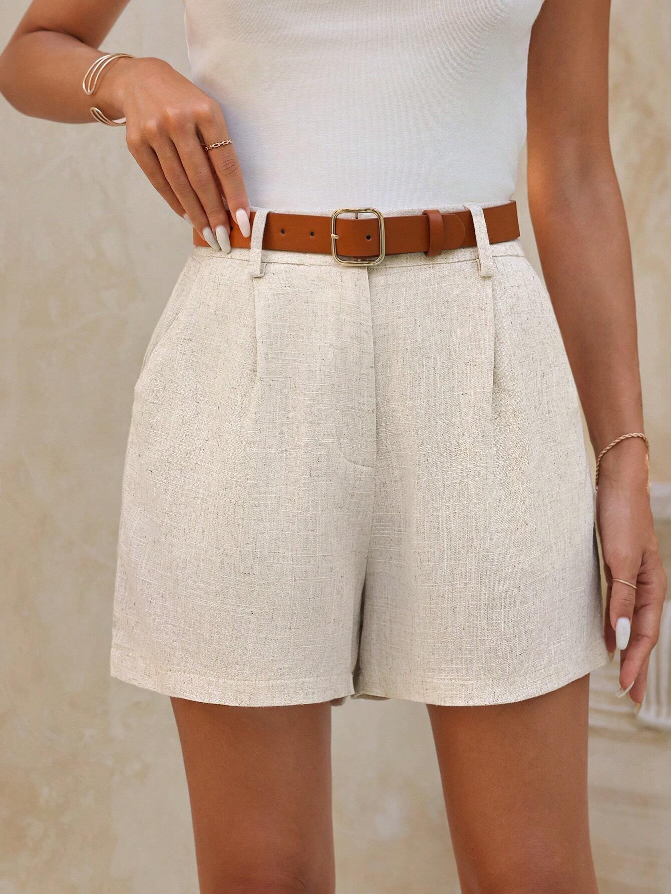 Coastal Linen Tailored Shorts.