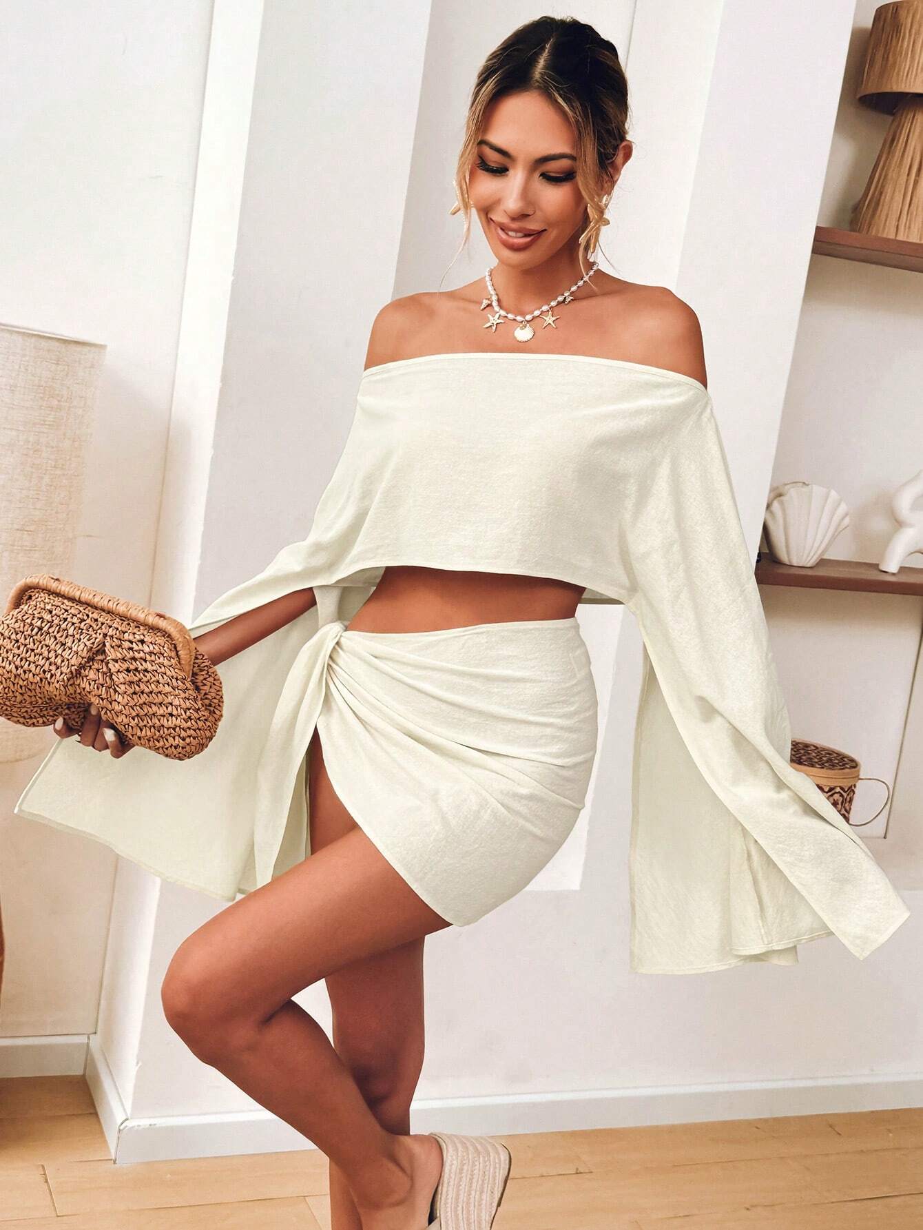 2pcs Coastal Cotton Oversize Set.