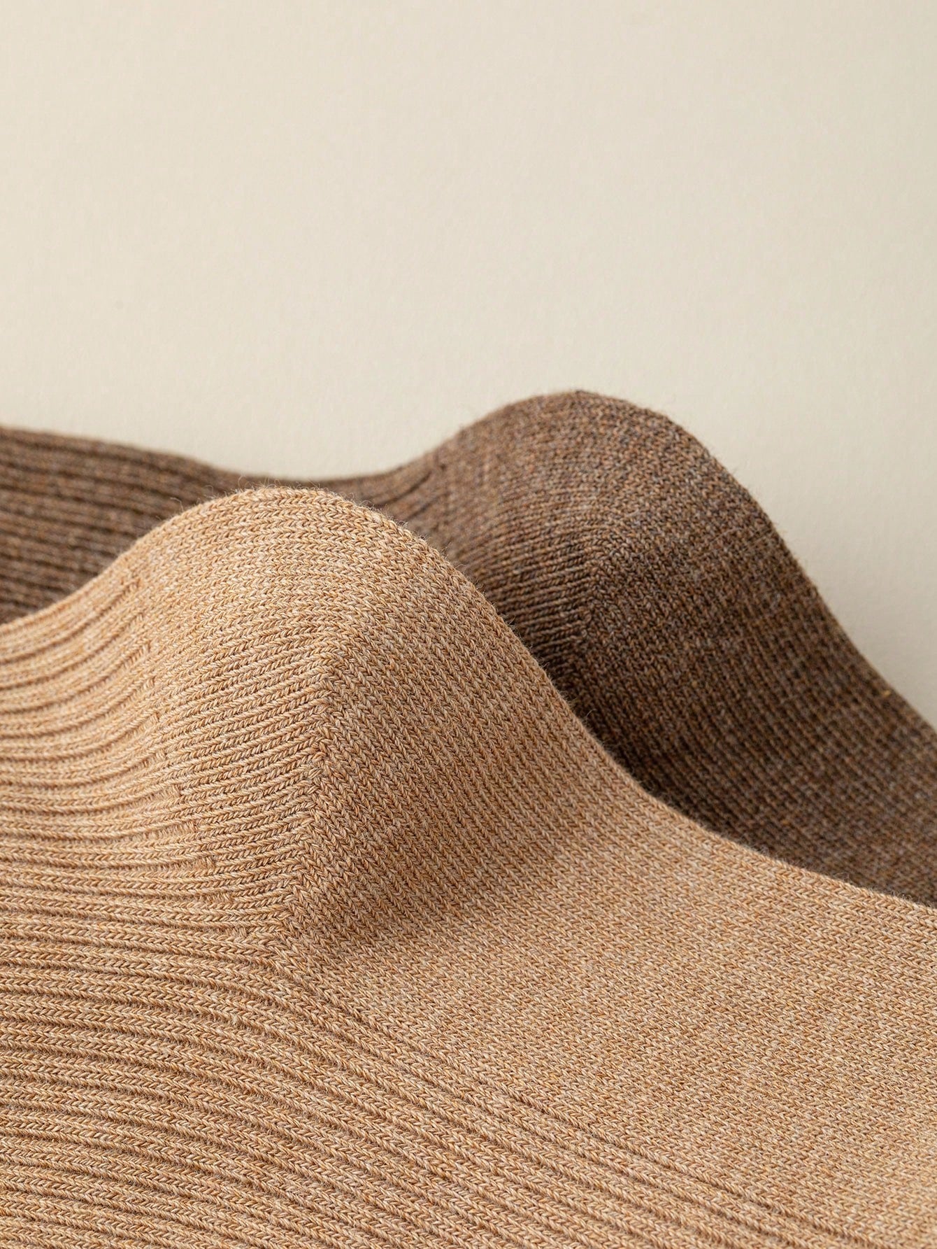 3Pcs Cozy Neutral Ribbed Sock Set.