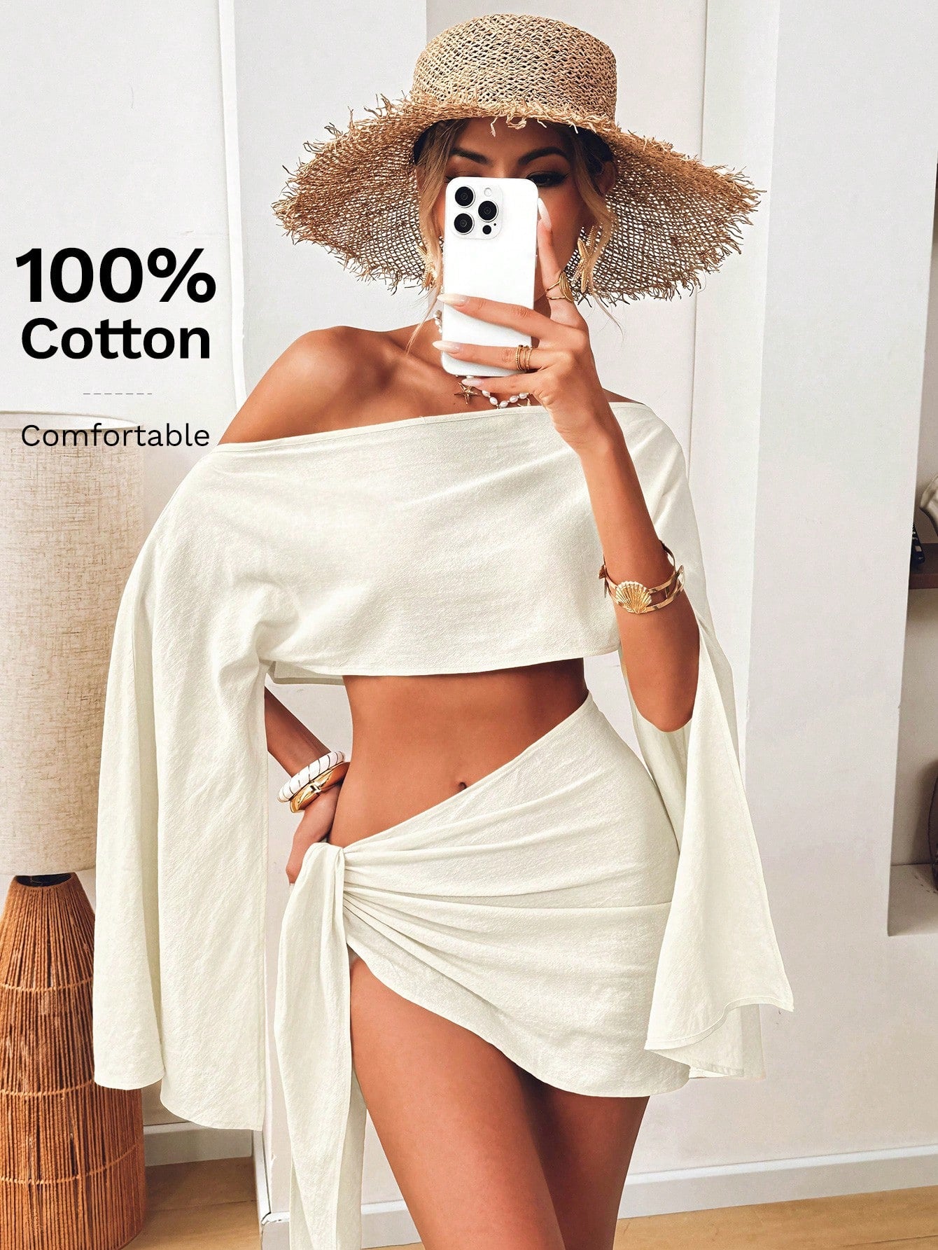 2pcs Coastal Cotton Oversize Set.