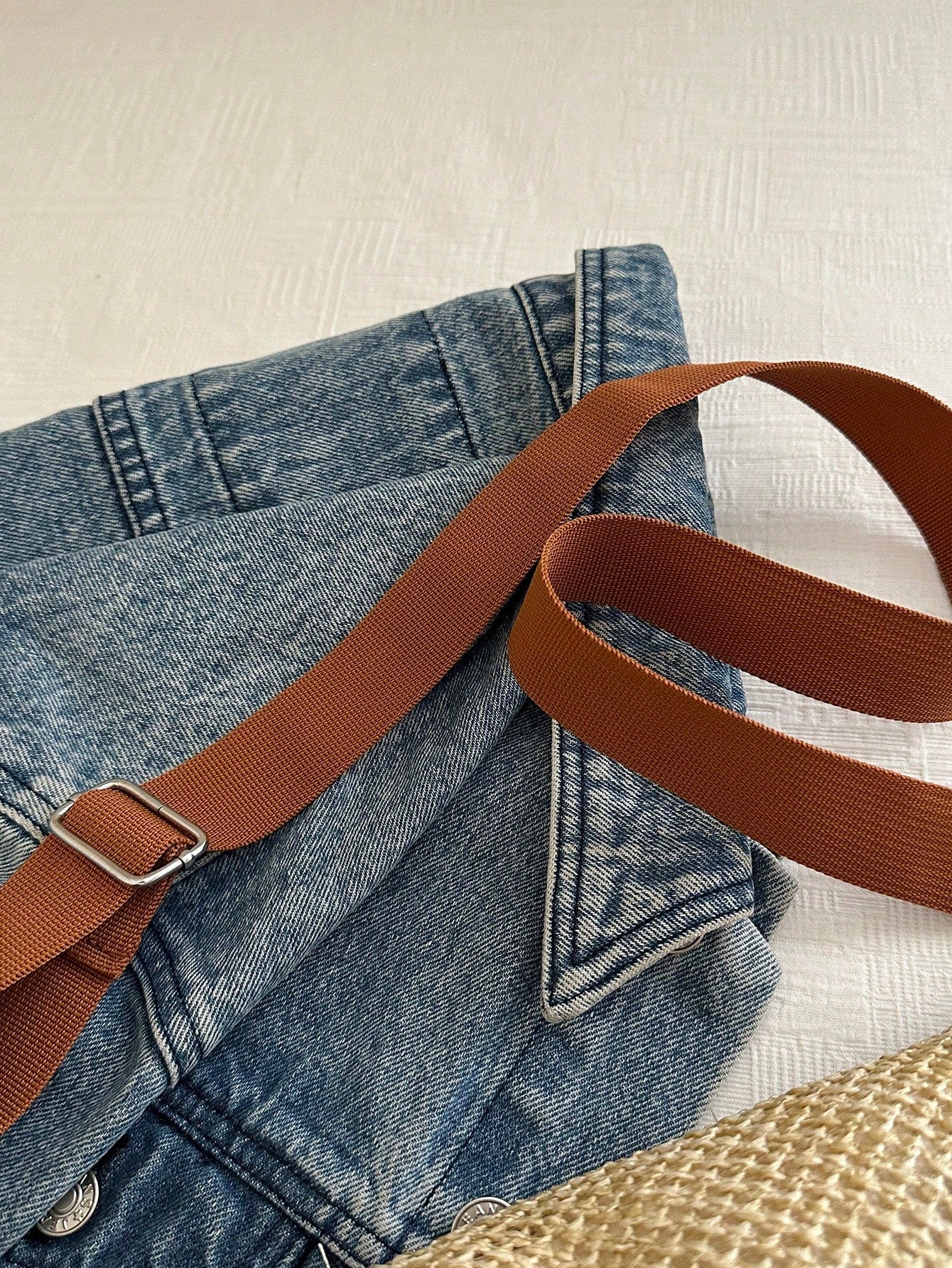 Sunset Stroll Woven Belt Bag.