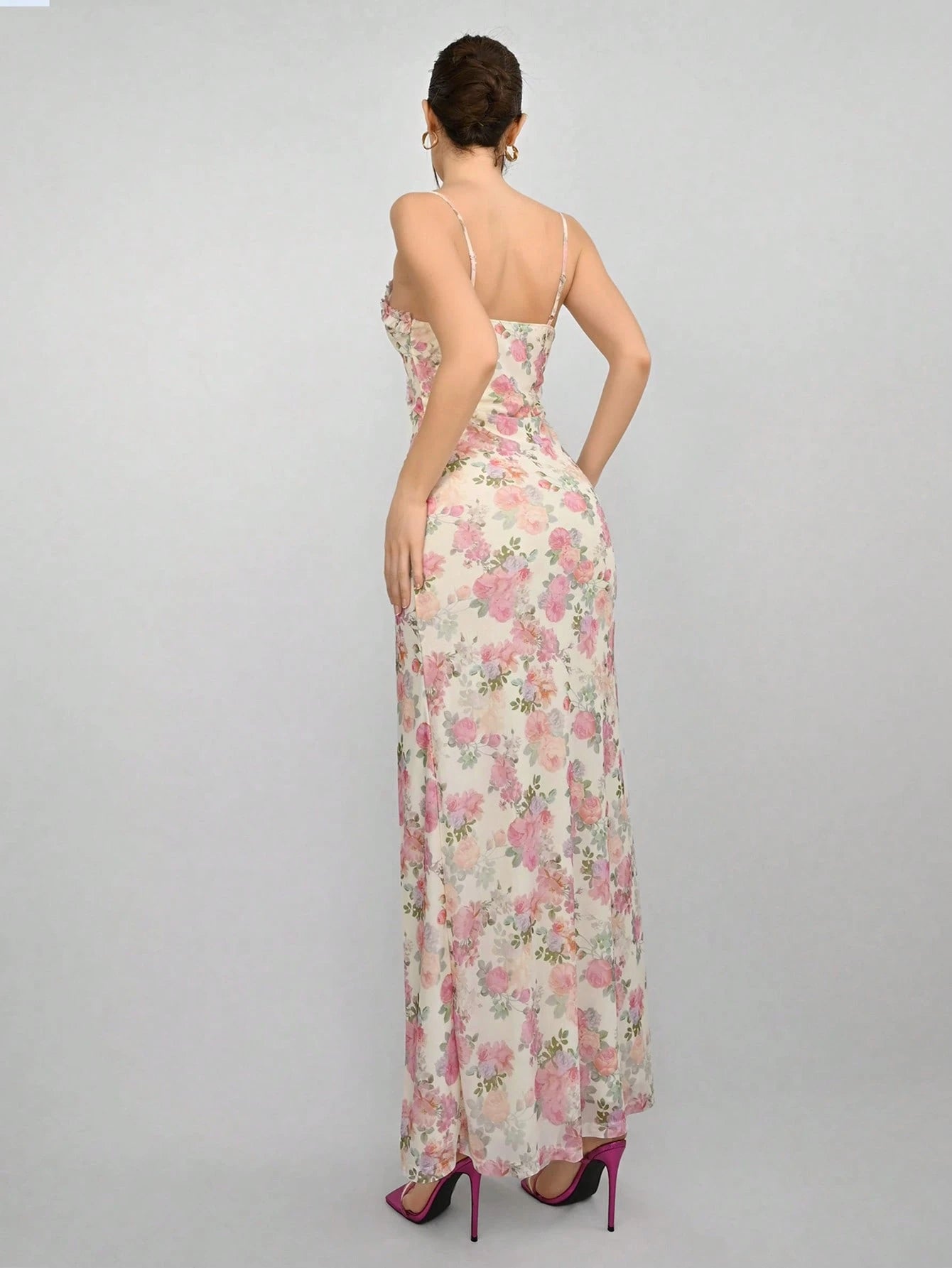 Rosalie Floral Cutout Maxi Dress 