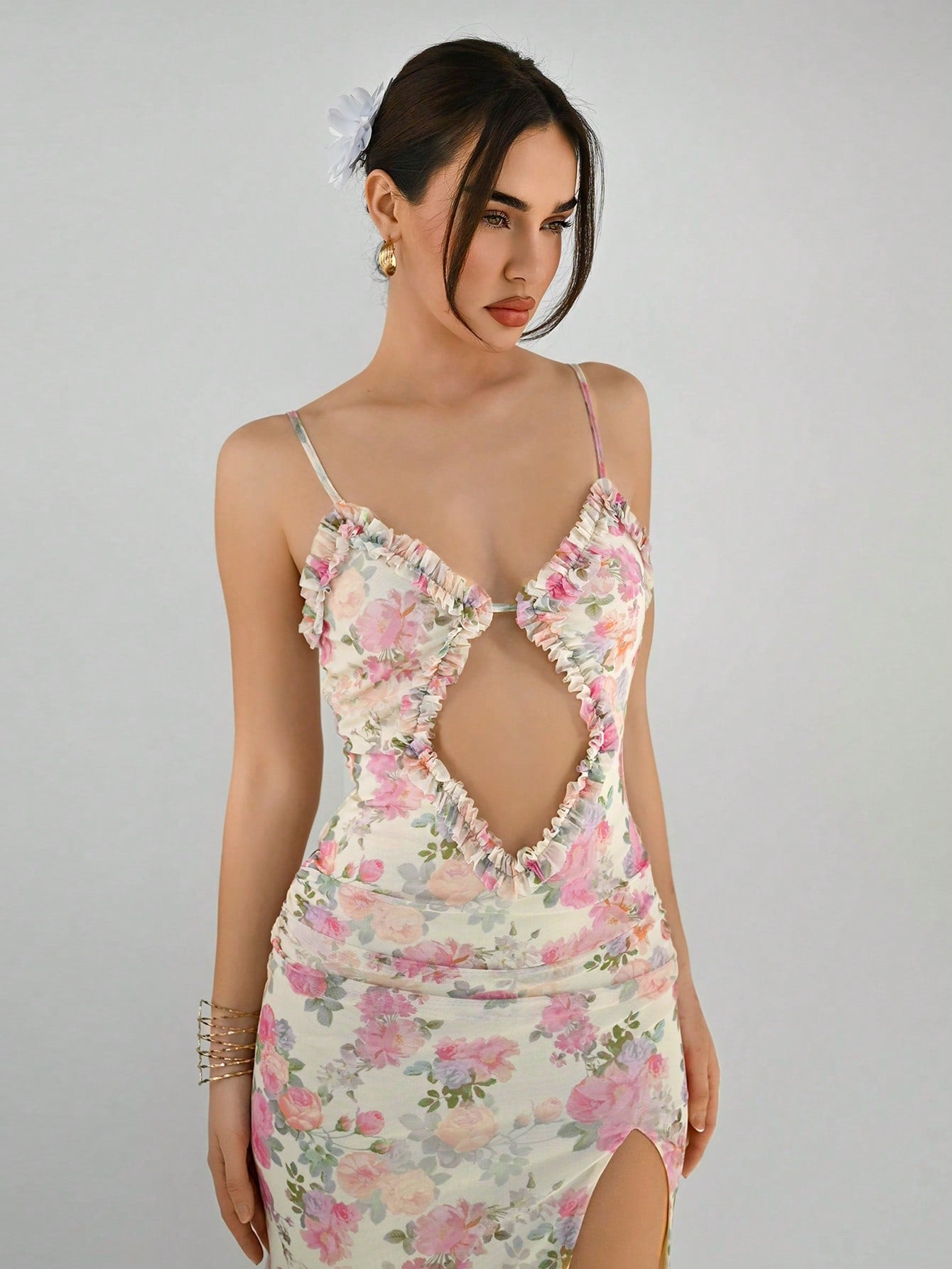 Rosalie Floral Cutout Maxi Dress 