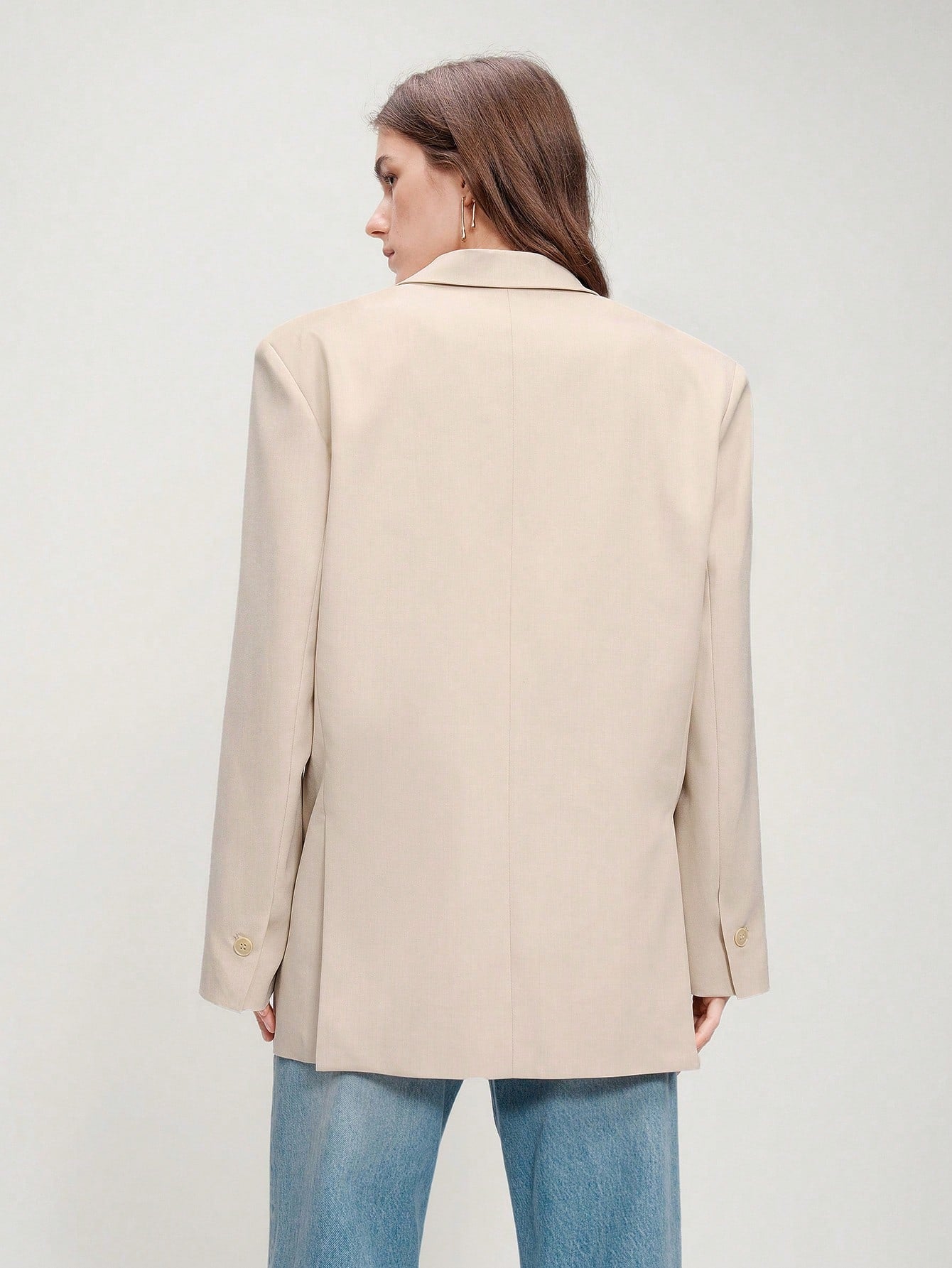 Arave Women'S Oversized Gentleman Style Blazer