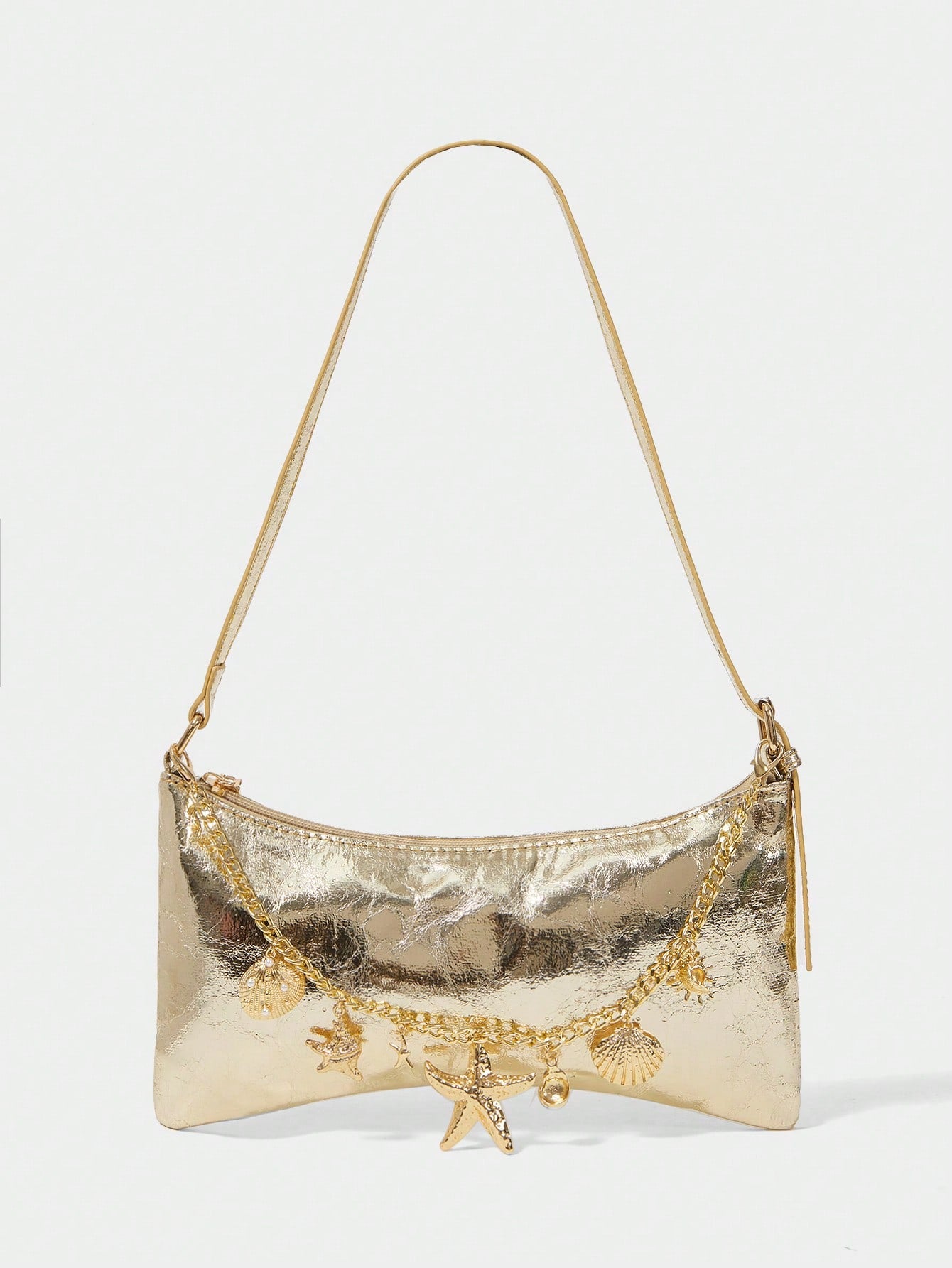 Golden Hour Charm Shoulder Bag