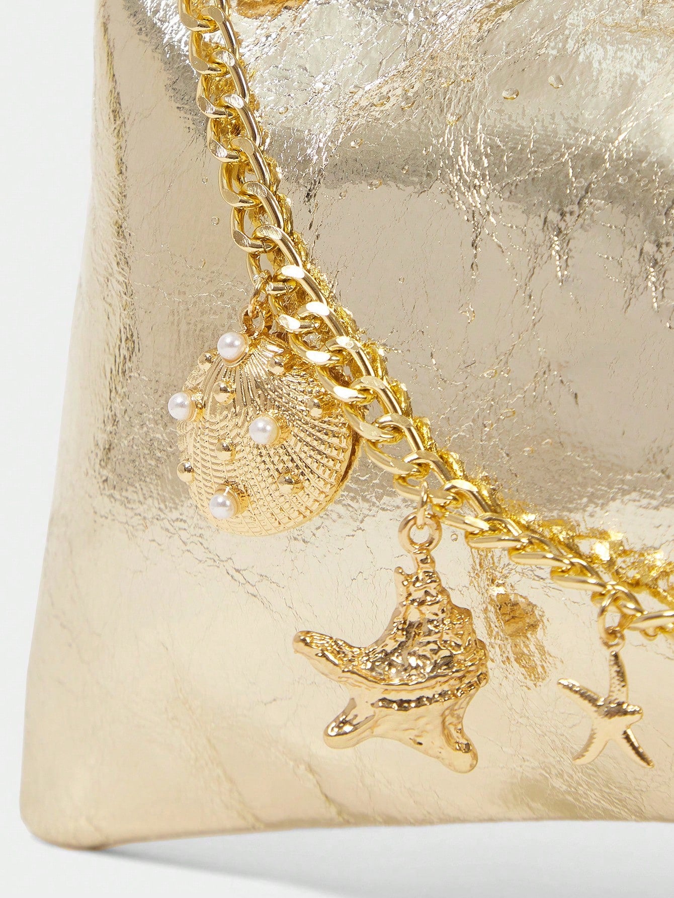 Golden Hour Charm Shoulder Bag
