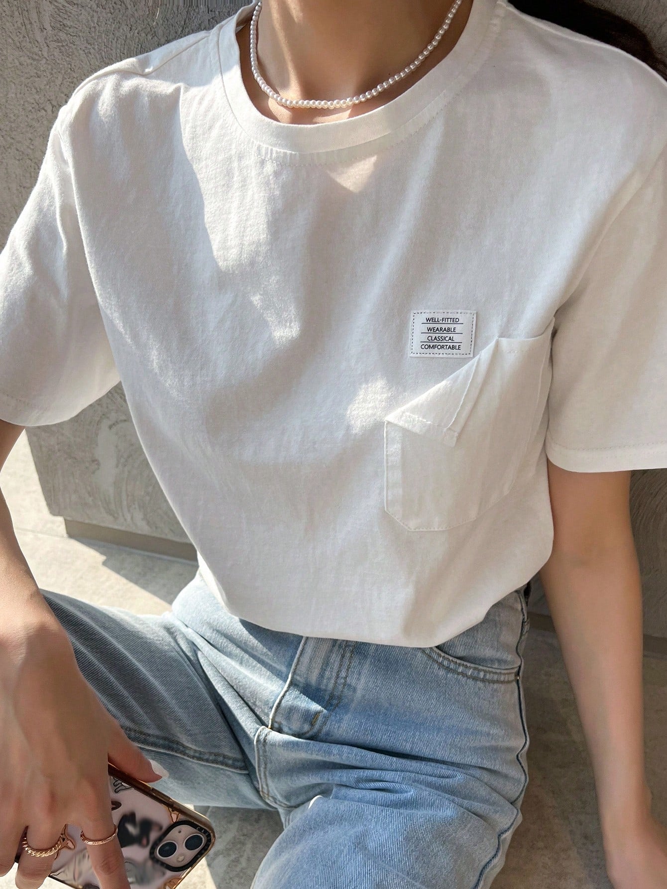 100% Cotton Classic Everyday Cotton Tee.
