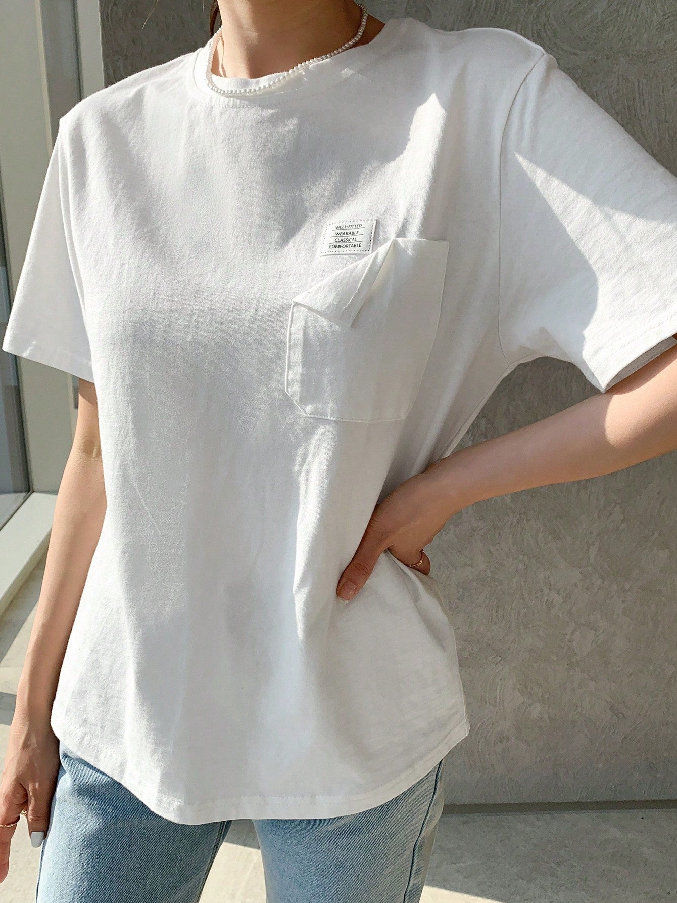 100% Cotton Classic Everyday Cotton Tee.