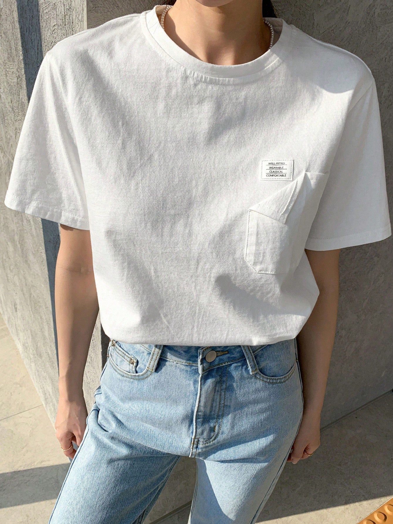 100% Cotton Classic Everyday Cotton Tee.