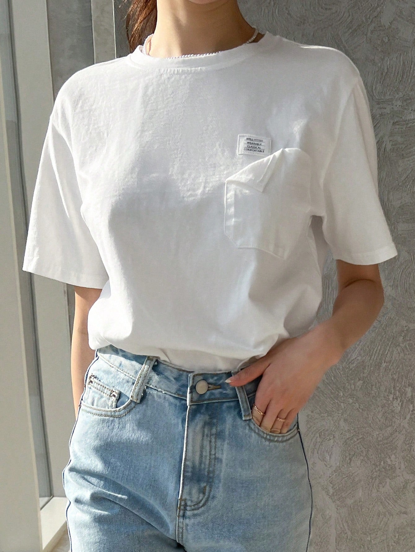 100% Cotton Classic Everyday Cotton Tee.