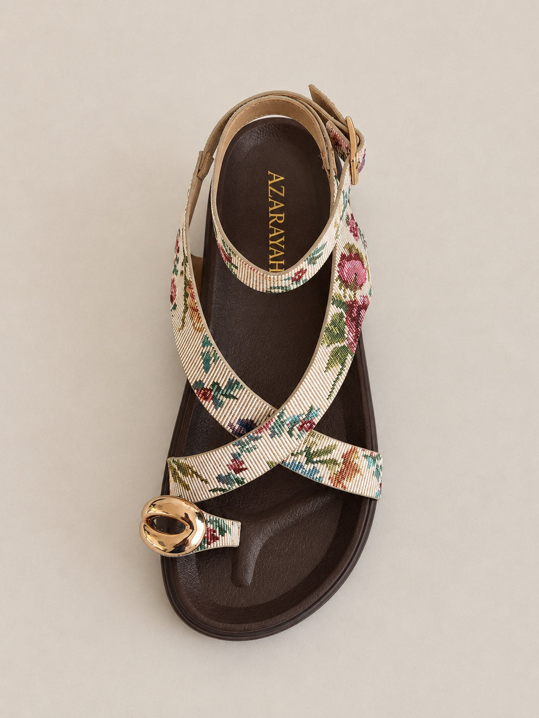Promise | Toe Ring Flatbed Sandal (Copy)