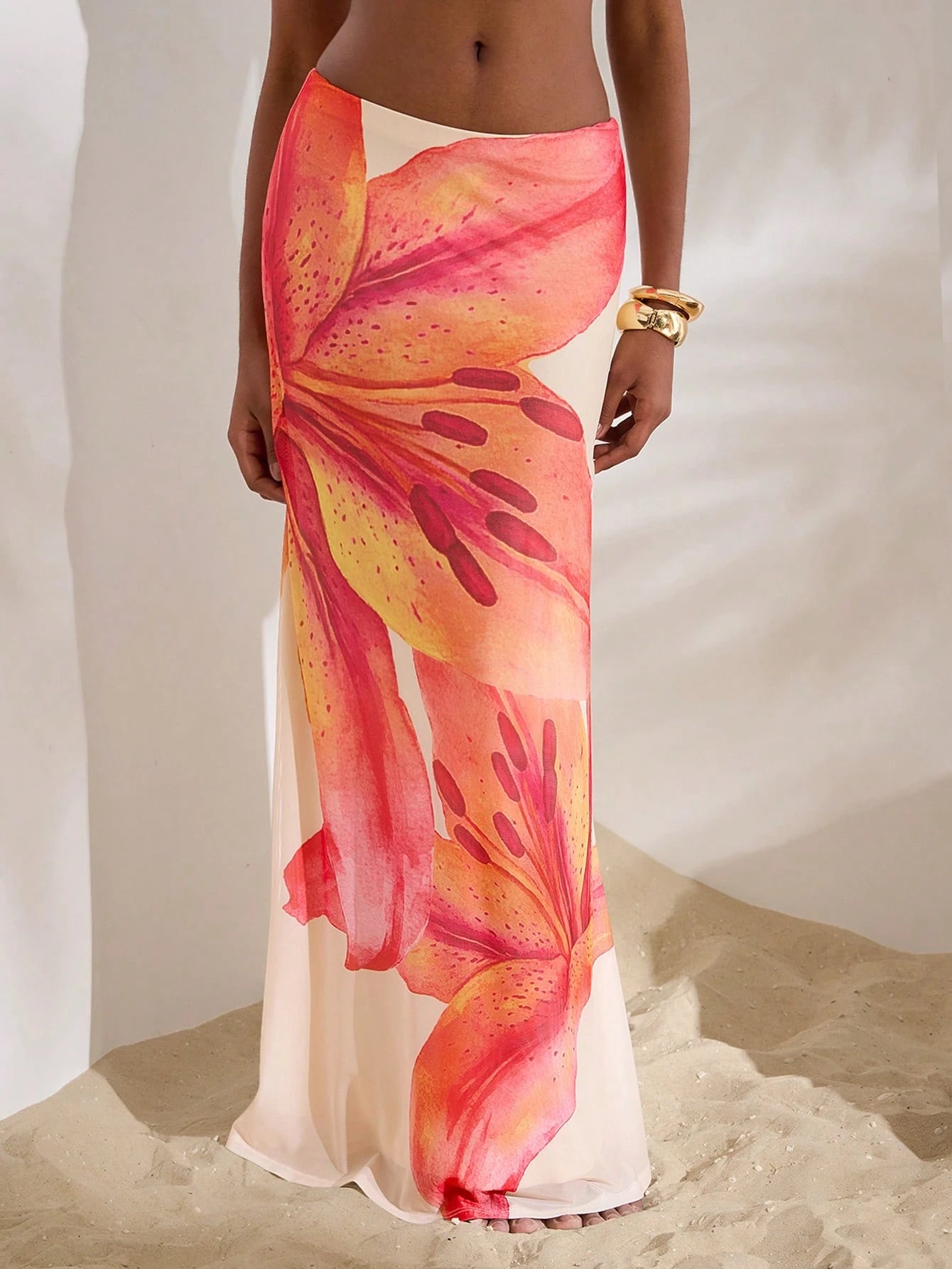 Tropic Bloom Halter Skirt Set.