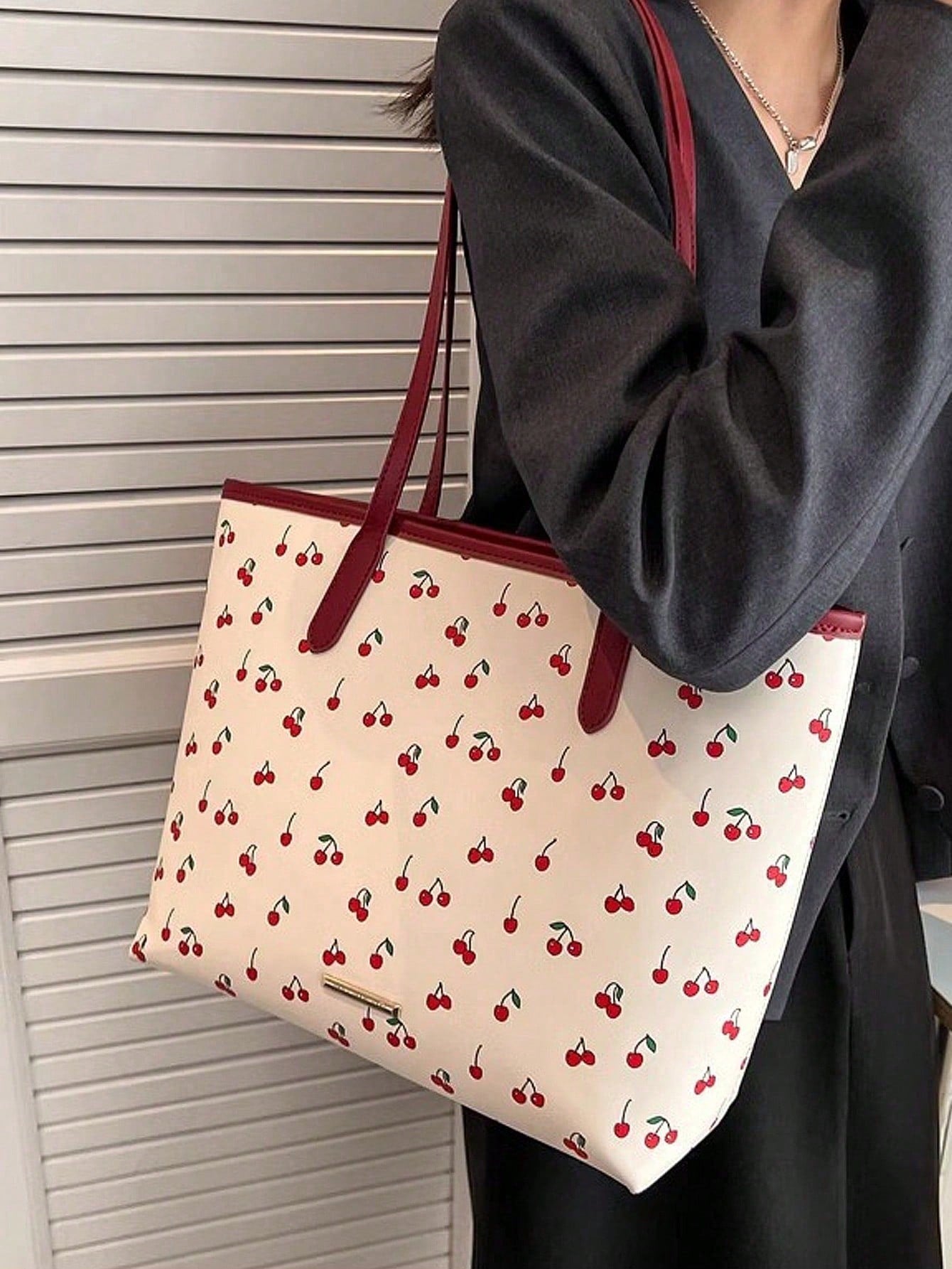 Cherry Pop Canvas Tote Bag