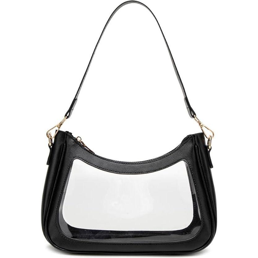 Crystal Clear - Women Shoulder Clear Hobo Bag