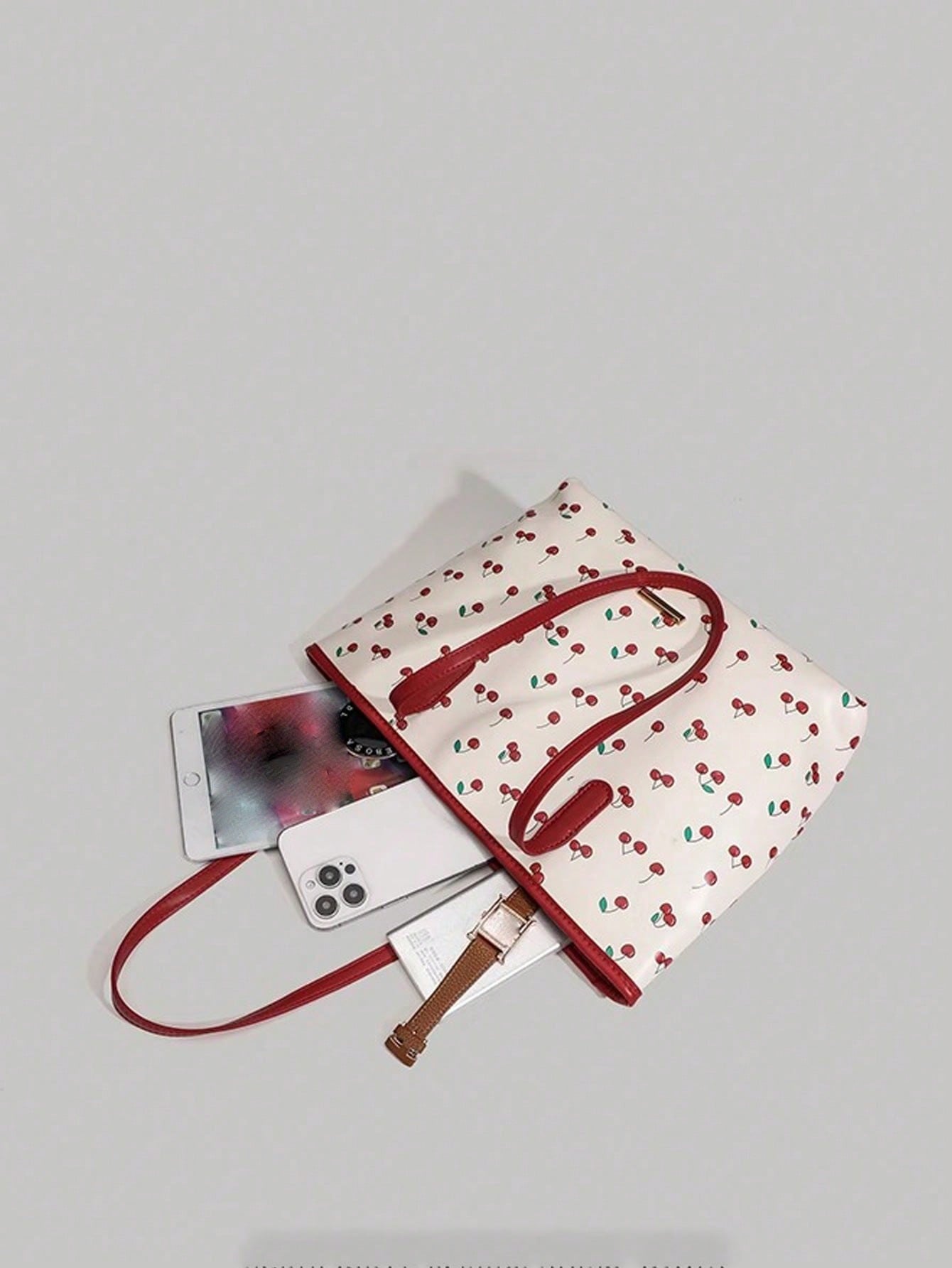 Cherry Pop Canvas Tote Bag
