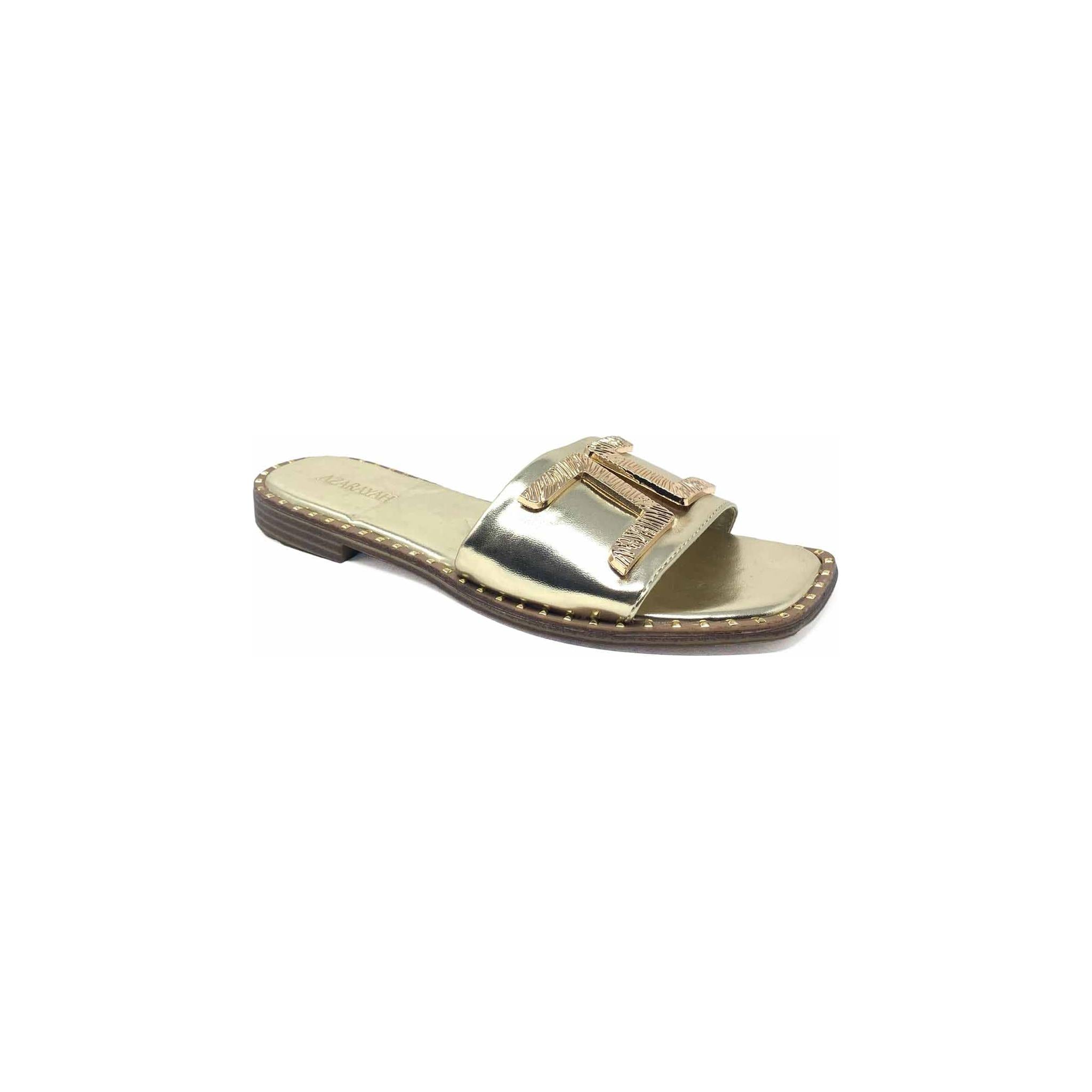 Ad Era - Women Trimmed Open Toe Flat Sandal