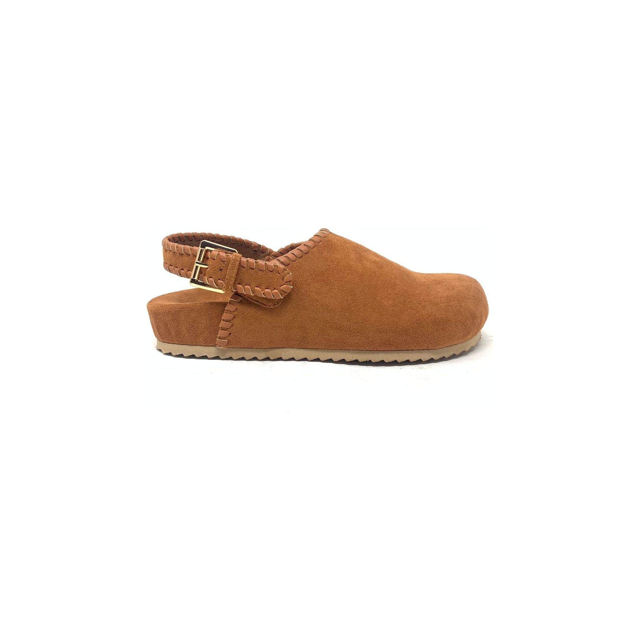 All Fine - Women Suede Stitched Lining Close Toe Cozy Flat