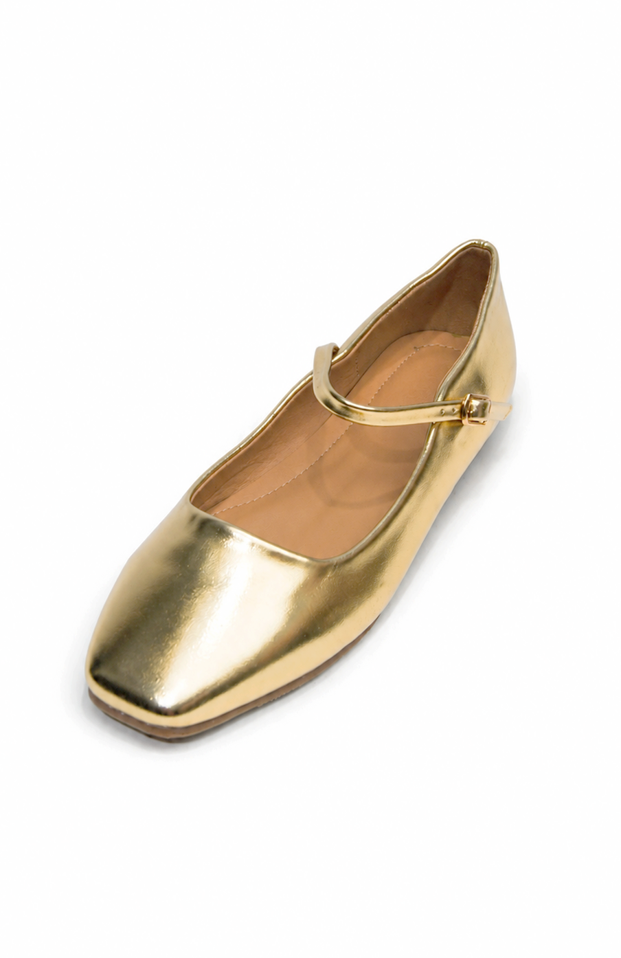 Another Life | Metallic Mary Jane Ballet Flat