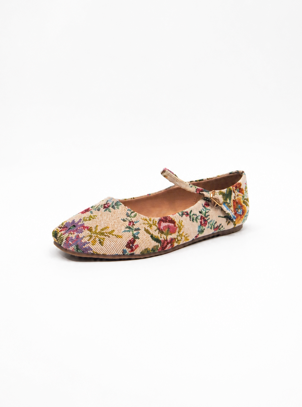 Another Life | Almond Mary Jane Ballet Flat