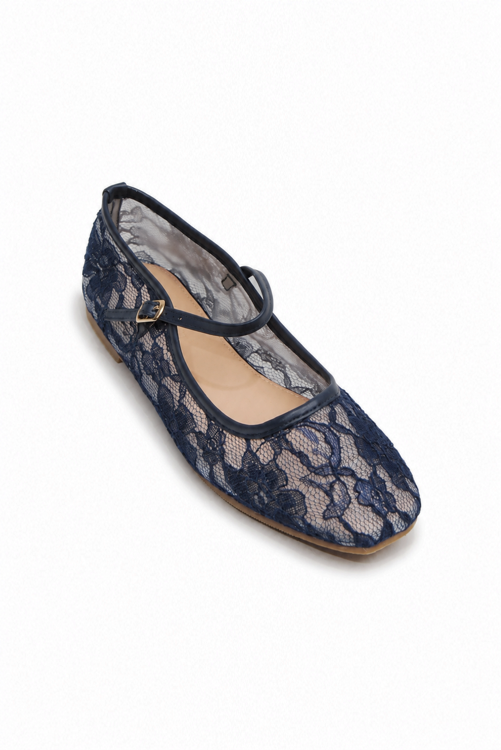 Another Lace | Lace Mary Jane Ballet Flat