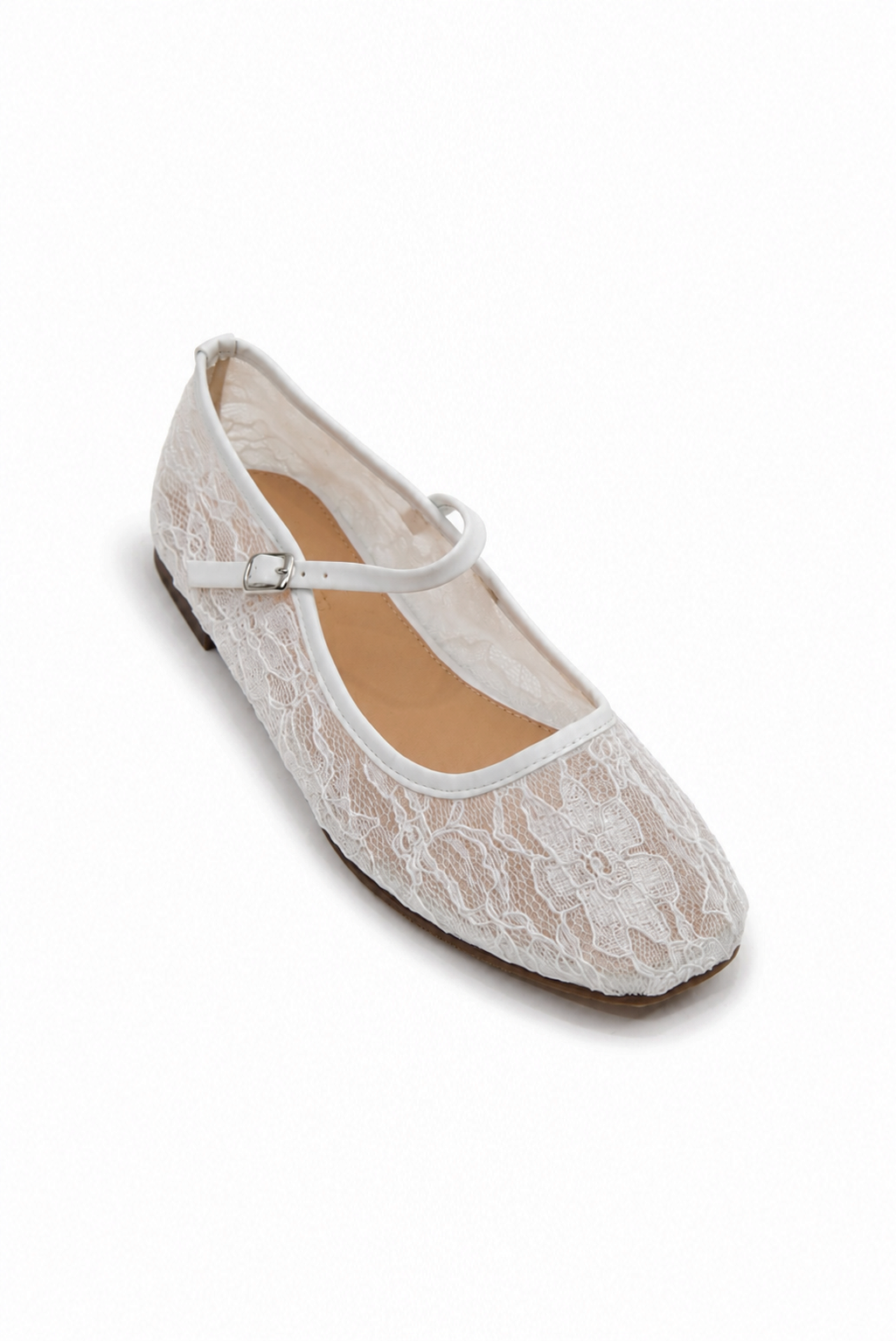 Another Lace | Lace Mary Jane Ballet Flat