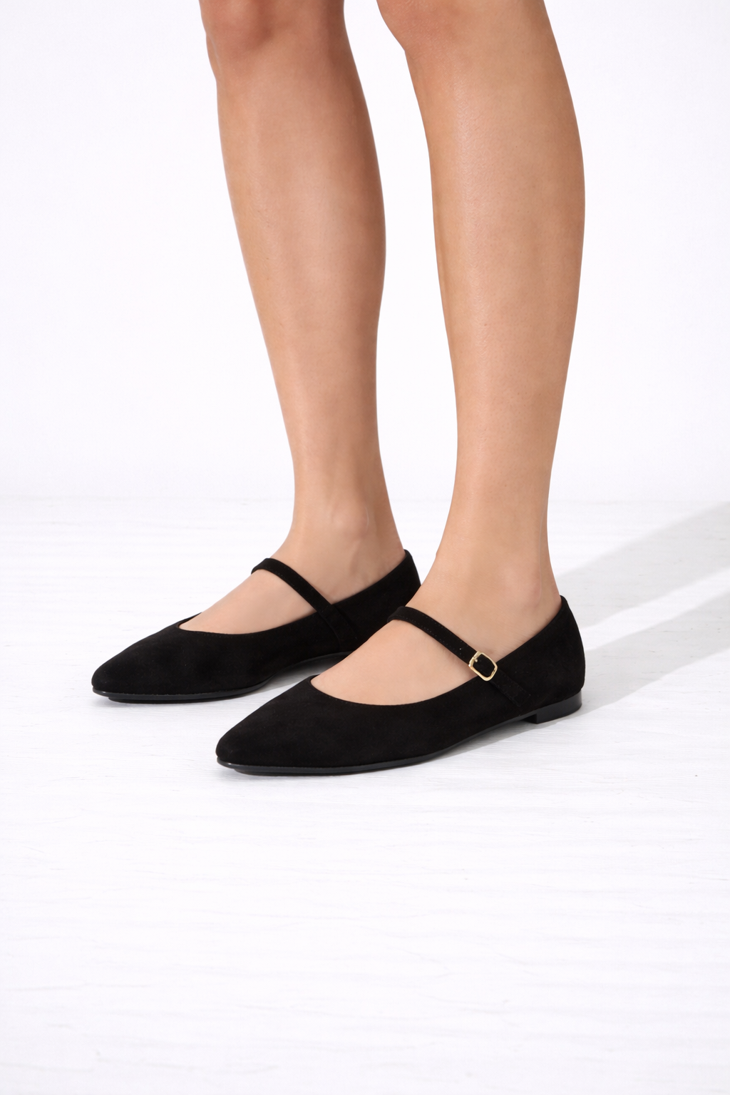 Another Life | Mary Jane Microfiber Ballet Flat