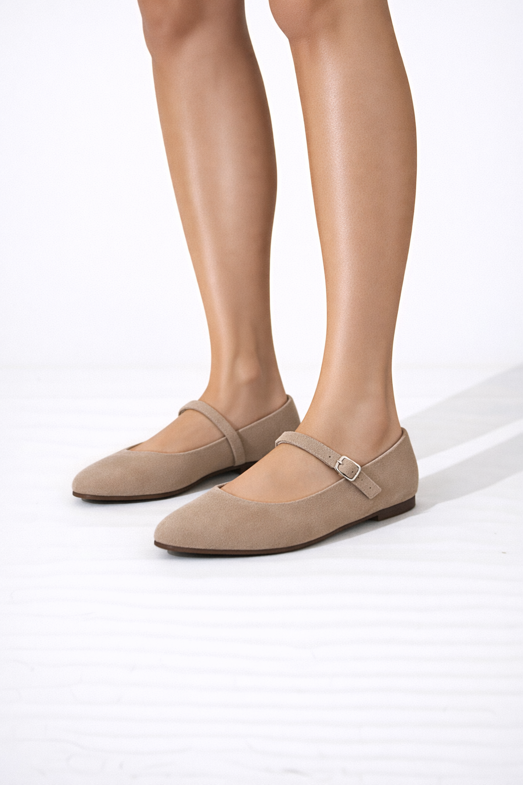 Another Life | Mary Jane Microfiber Ballet Flat