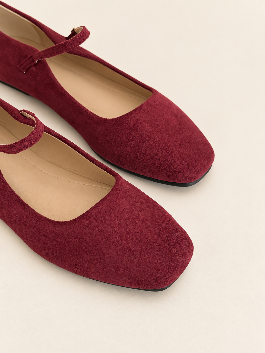 Another Life | Faux Almond Maryjane Toe Flat