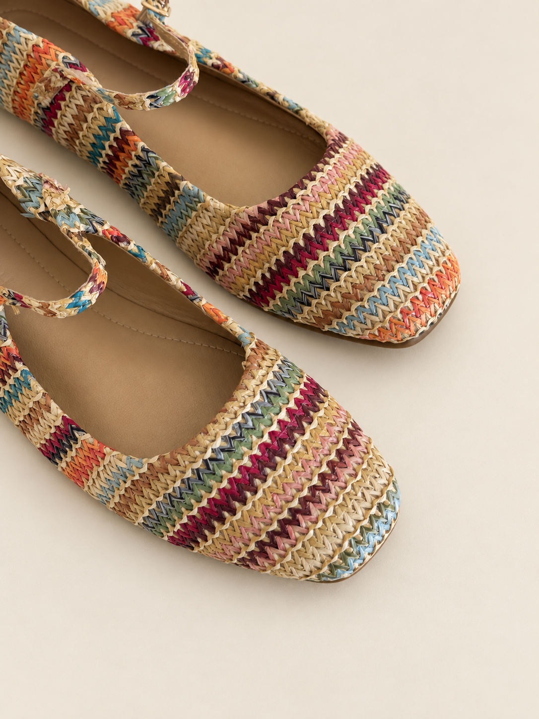 Another Life | Faux Almond Maryjane Toe Flat