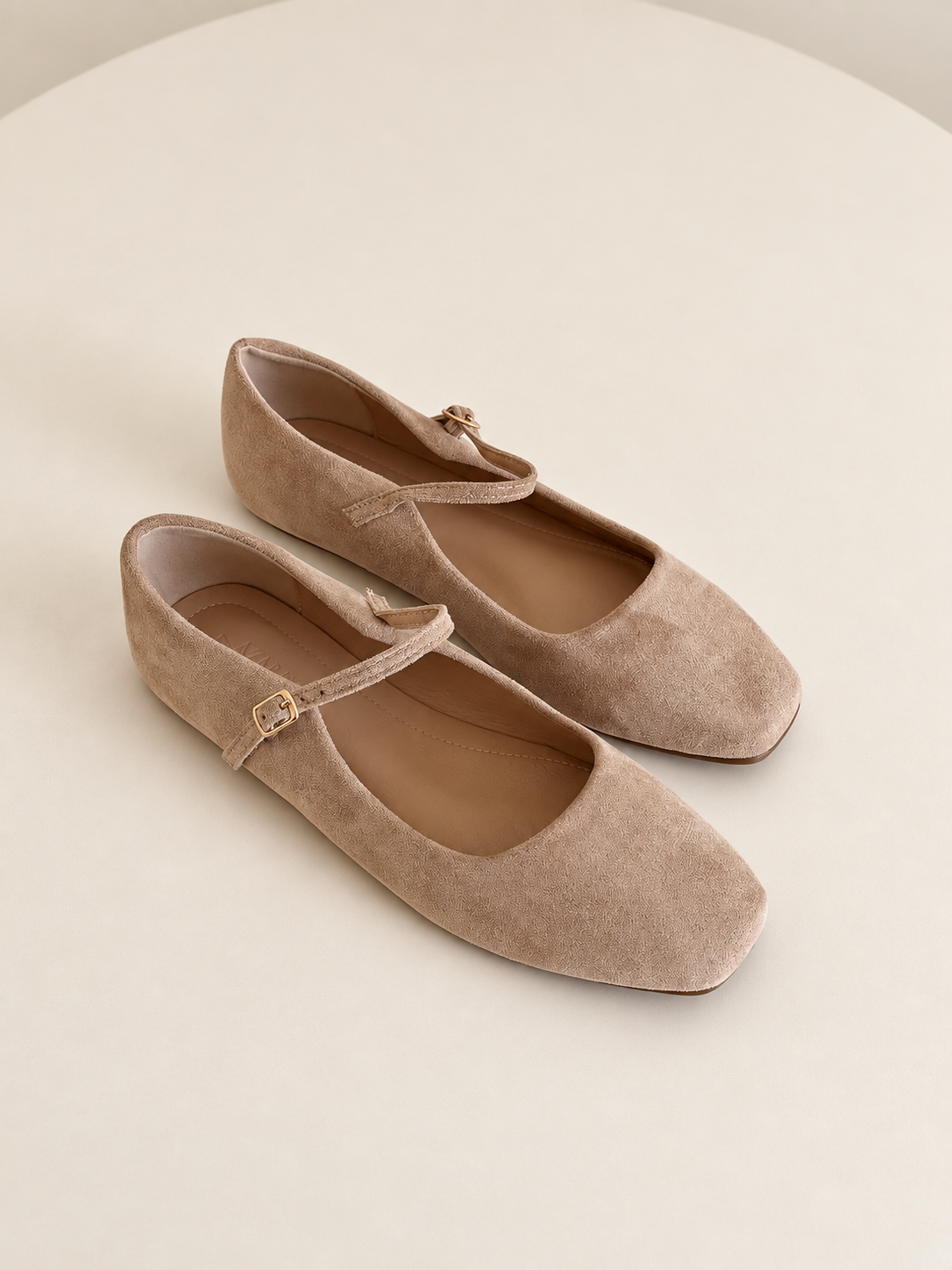 Another Life | Faux Almond Maryjane Toe Flat