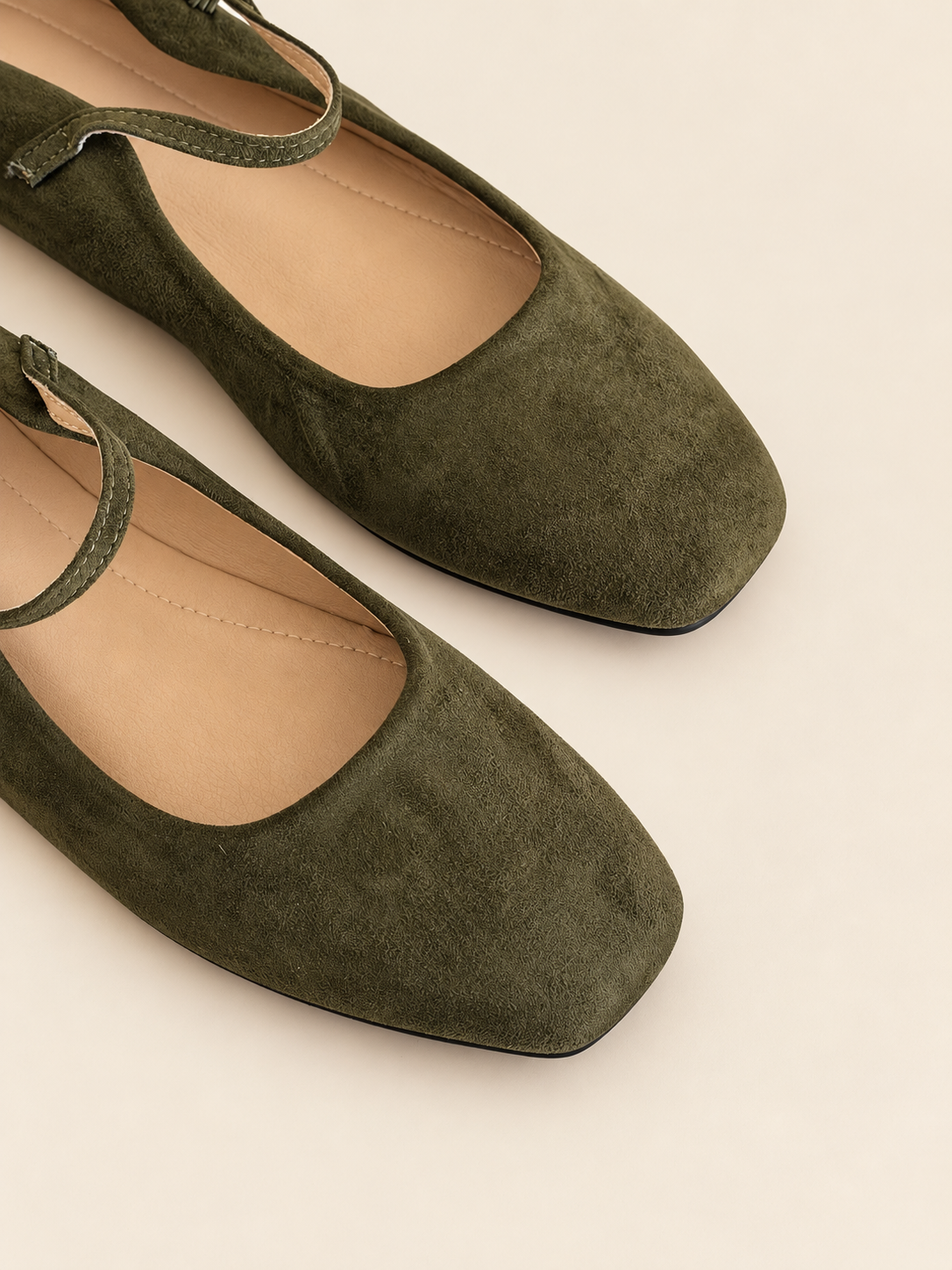 Another Life | Faux Almond Maryjane Toe Flat