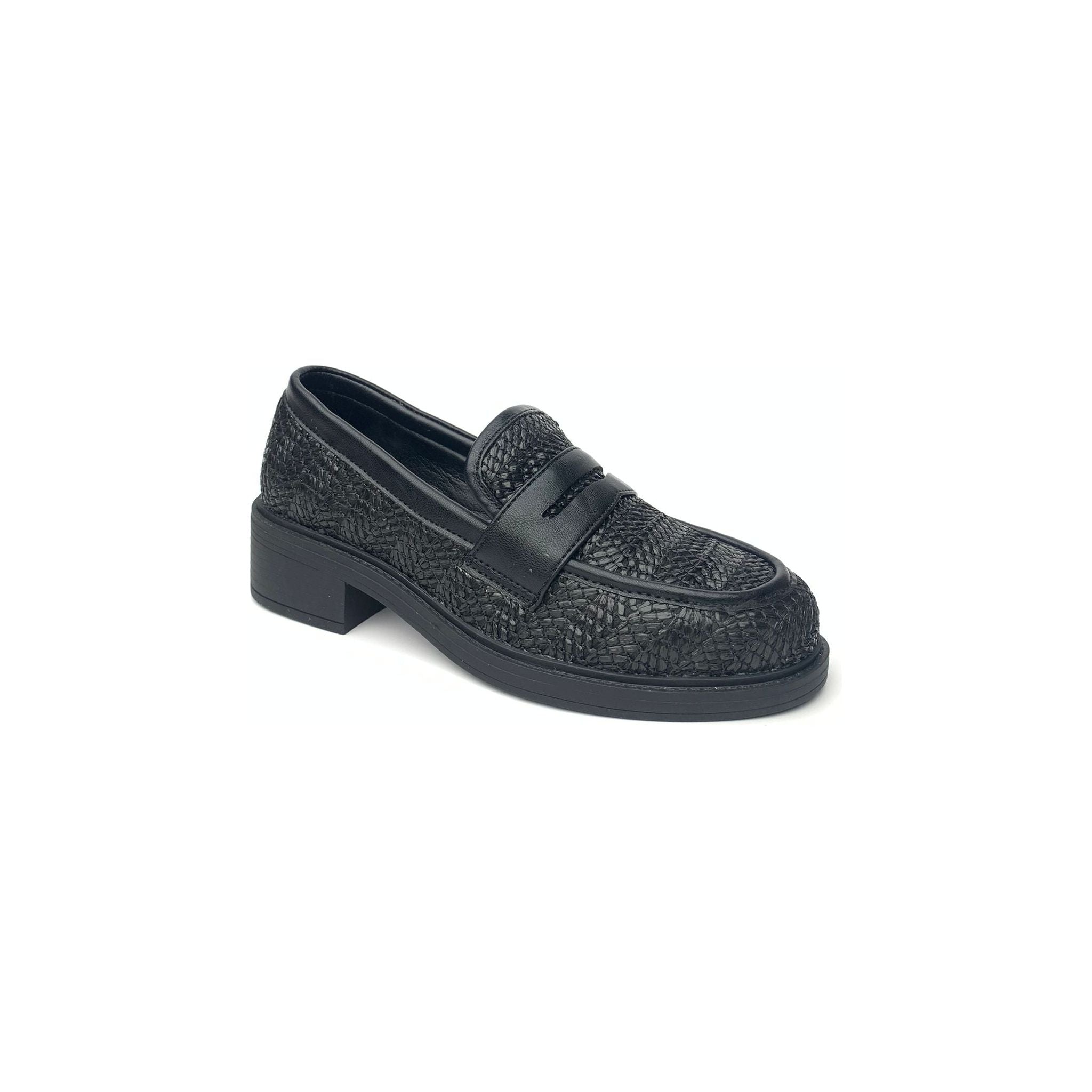 Be Certain - Women Raffia Loafers