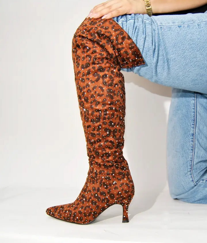 Brillante | Boots Rhinestone Over-the-Knee Collection