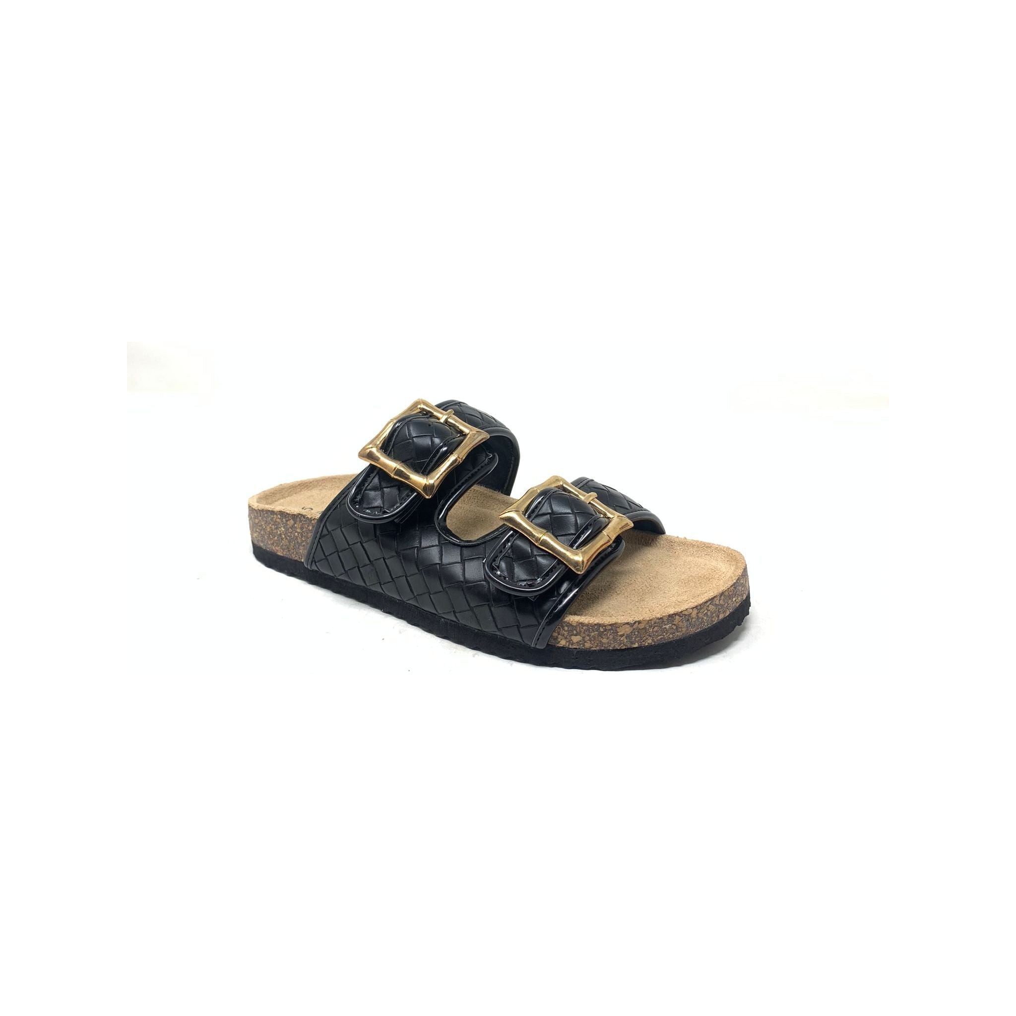 Butterfinger - Women Croc Dual Buckle Sandal