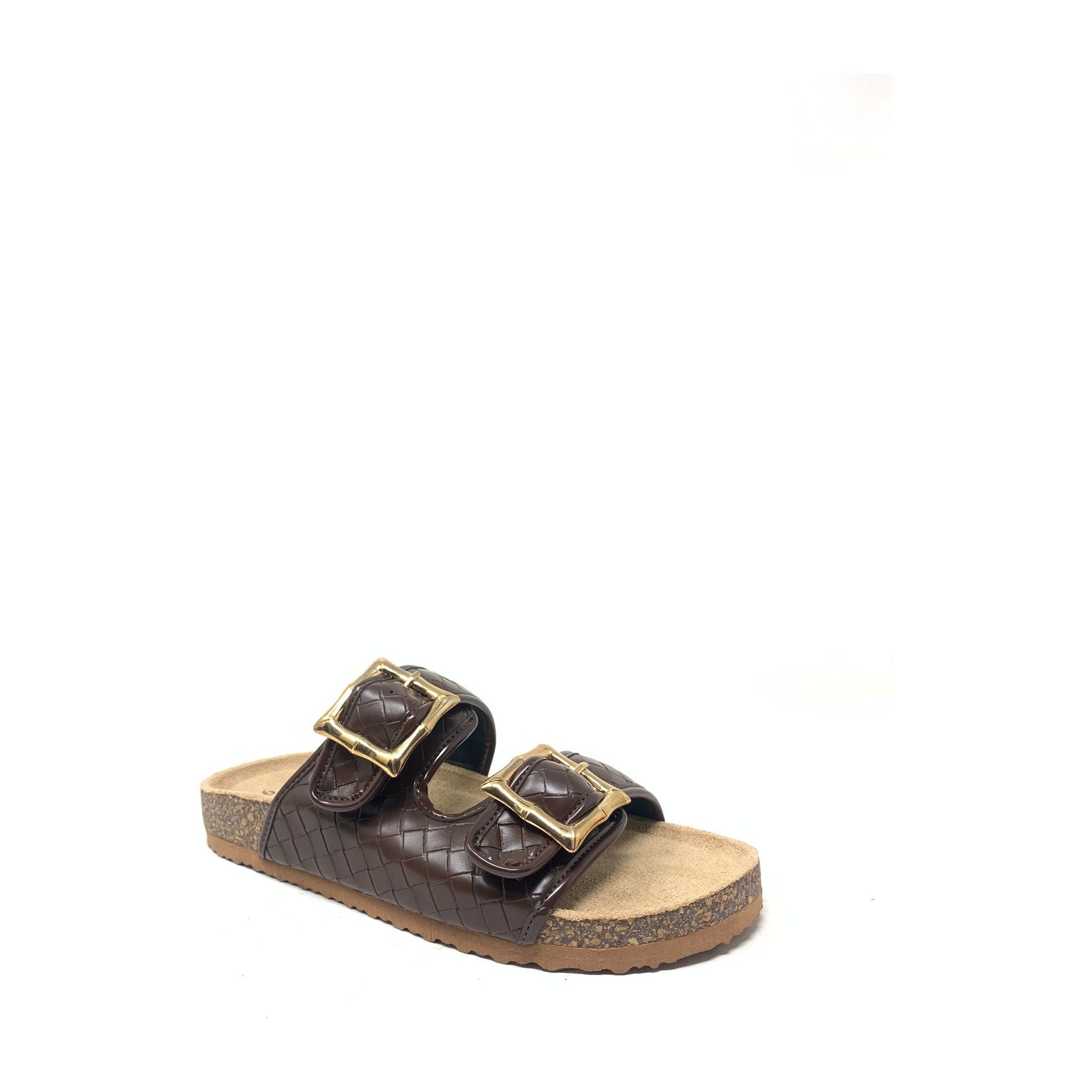 Butterfinger - Women Croc Dual Buckle Sandal