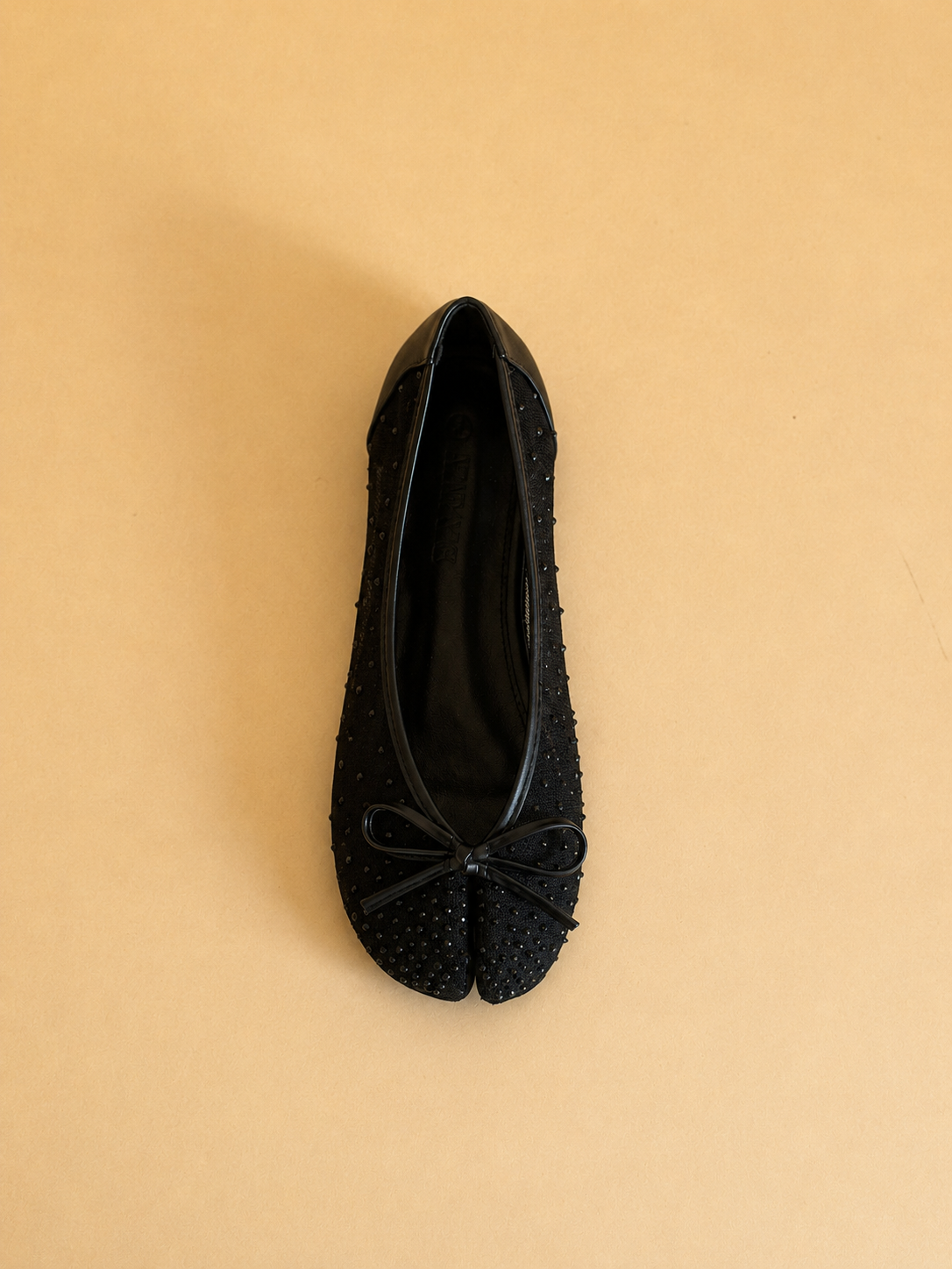KENDAL | Rhinestone Mesh Tabi Ballet Flat