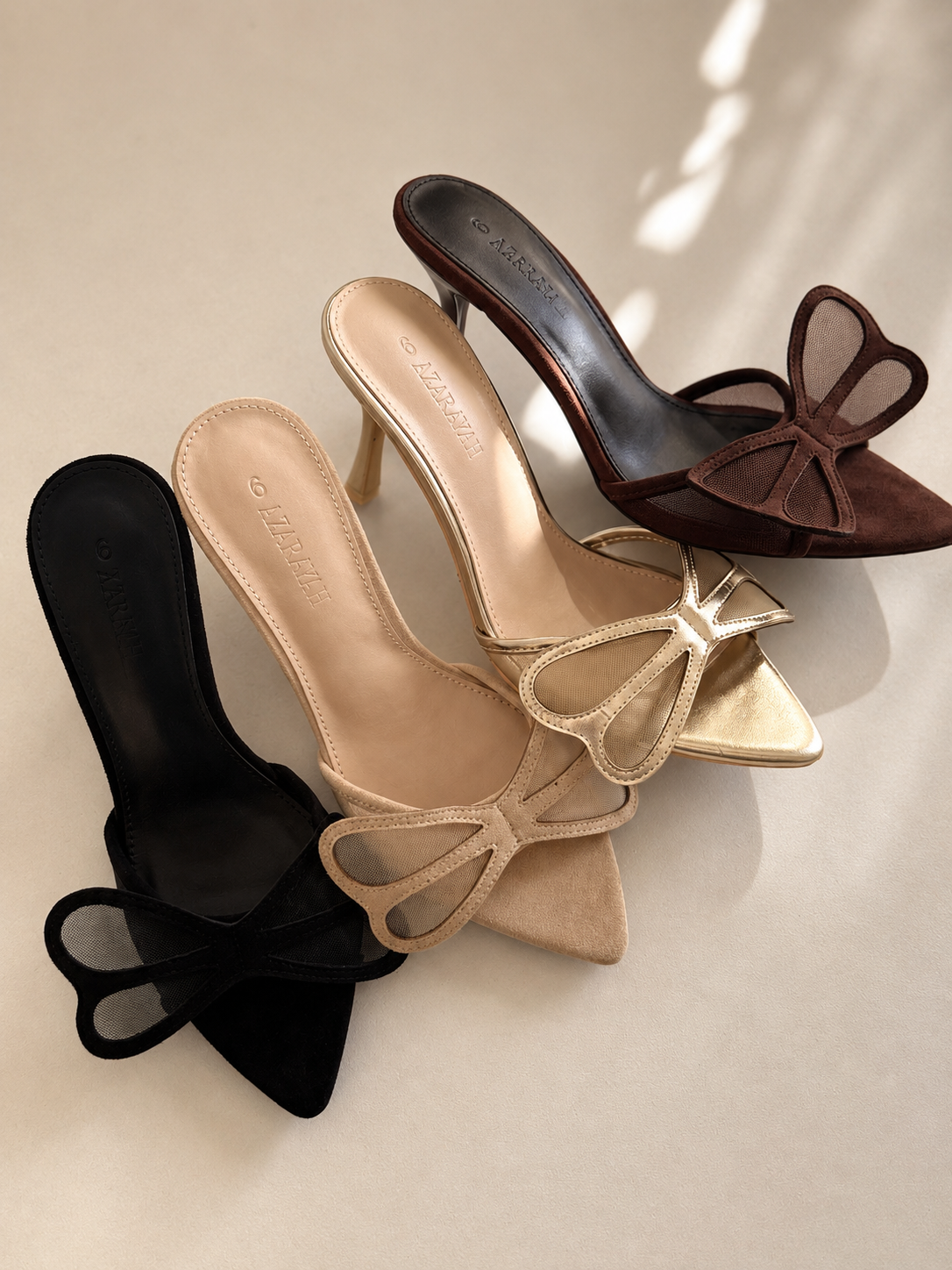 BUTTER | Butterfly Mesh Pointed Toe Mule
