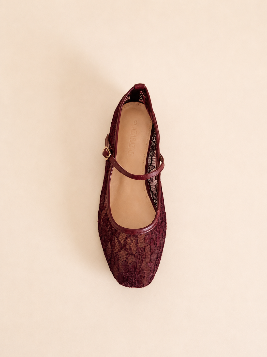 FRIXIE | Sheer Lace MaryJane Ballet Flat