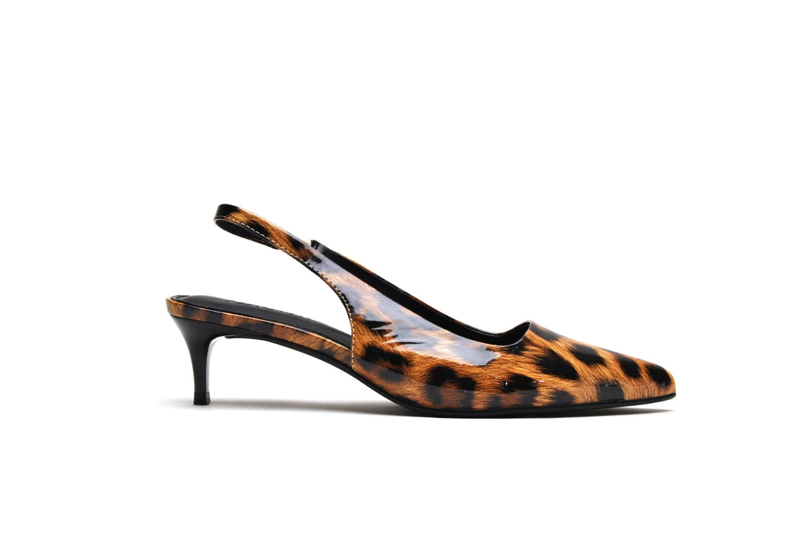 Call Me | Microfiber Suede Slingback Kitten Heels