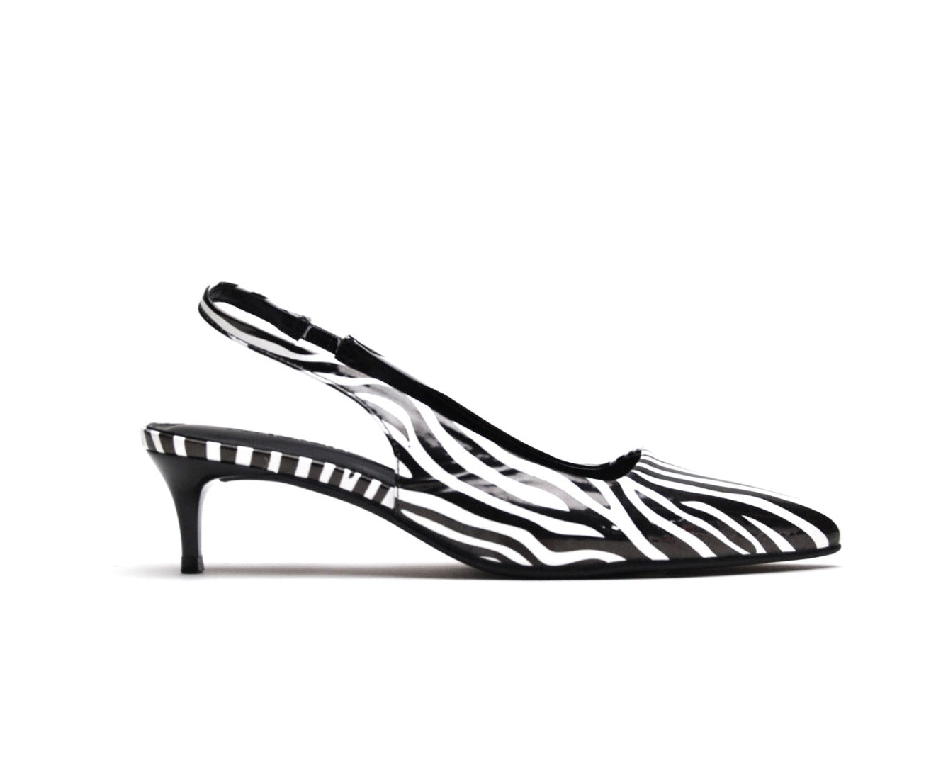 Call Me | Microfiber Suede Slingback Kitten Heels