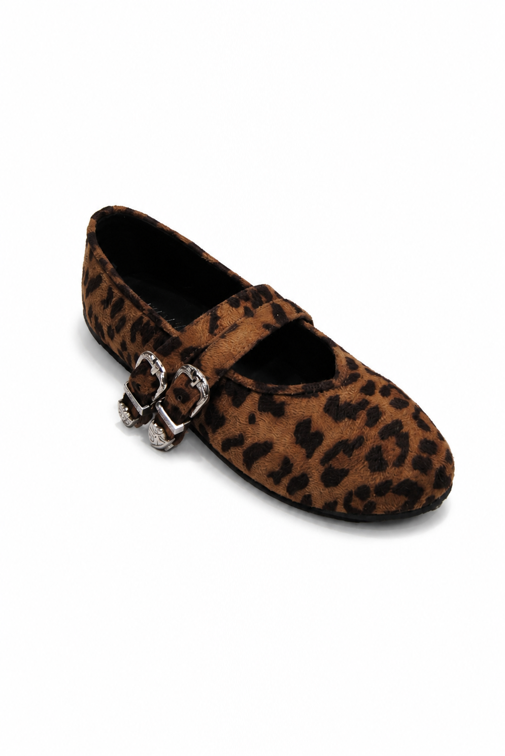 CARRIAGES | Double Western Buckle Flat