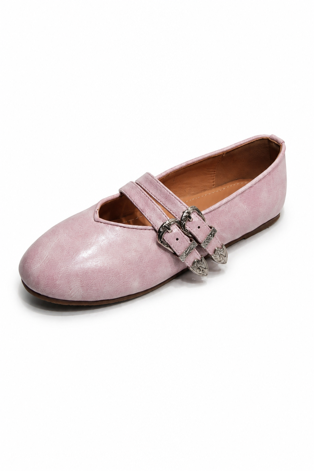CARRIAGES | Double Western Buckle Flat