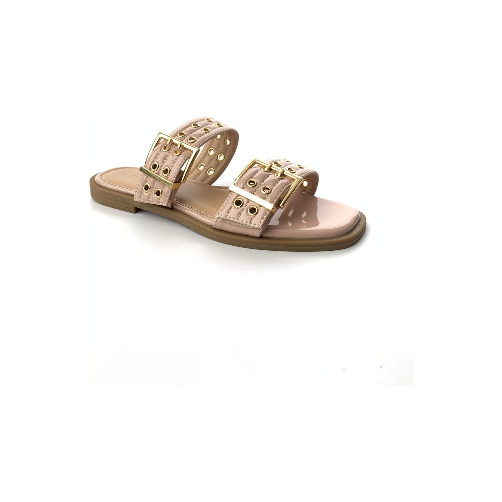 Changes - Women Studded Buckle Strap Sandal