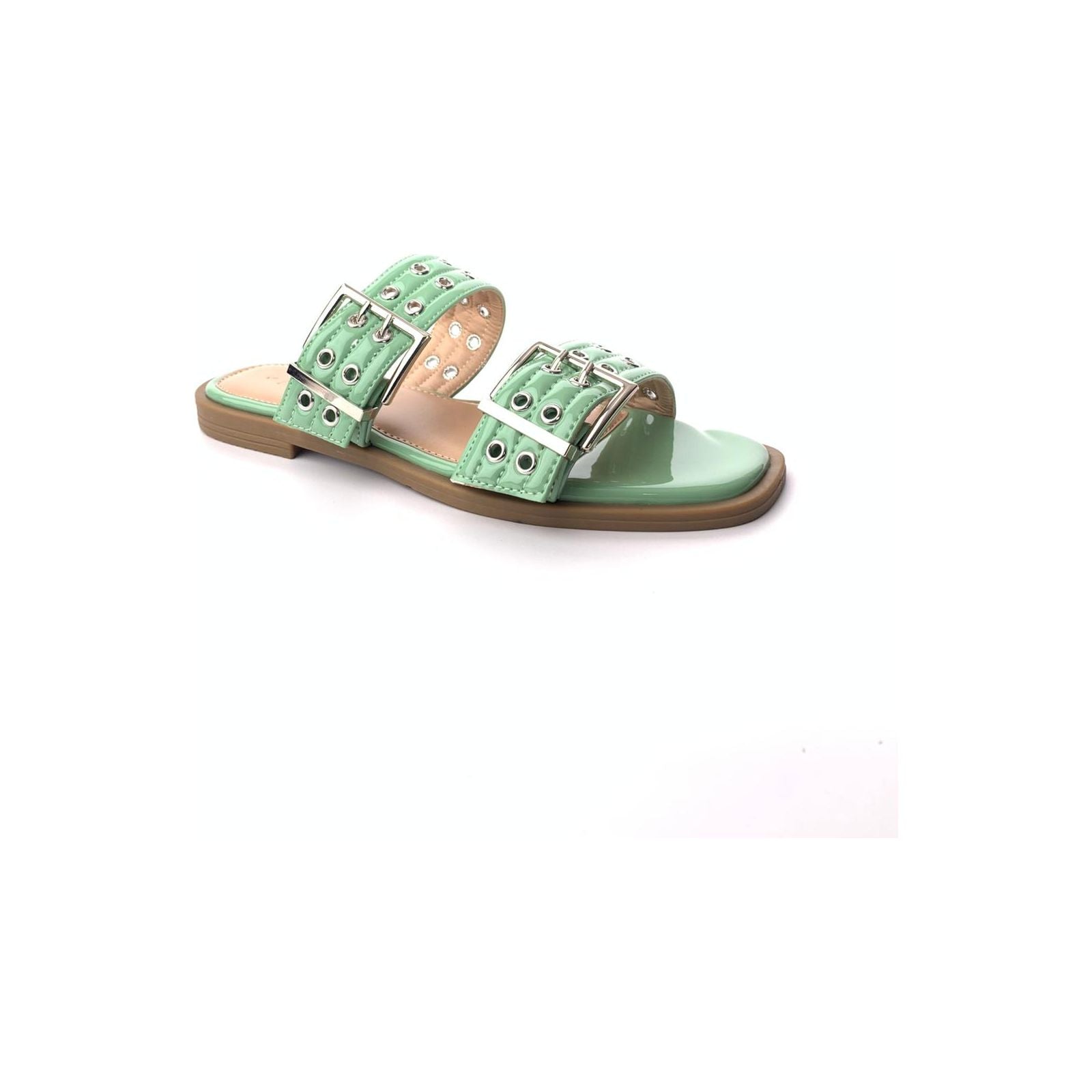 Changes - Women Studded Buckle Strap Sandal