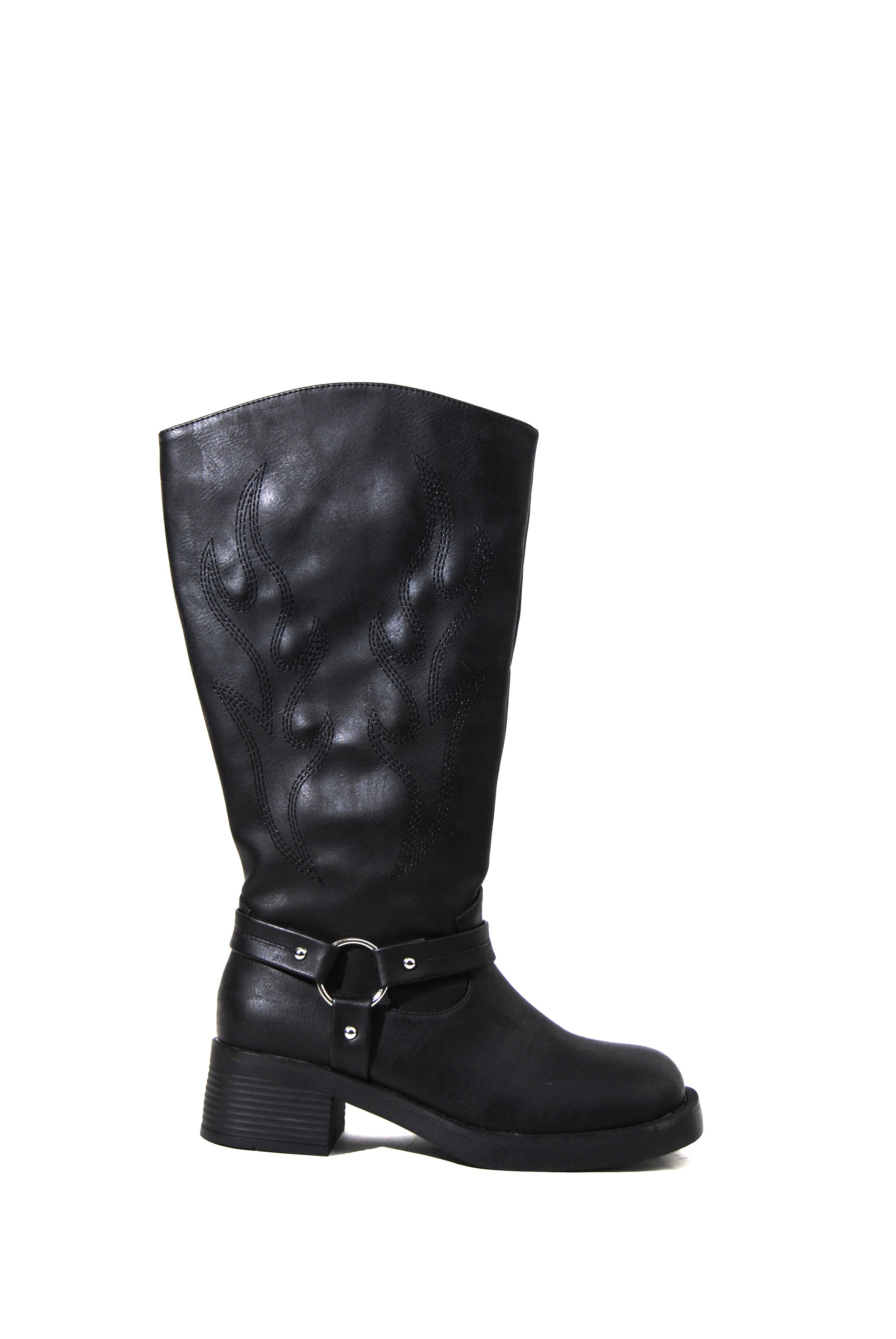 Chimine – Western Square Toe Boots