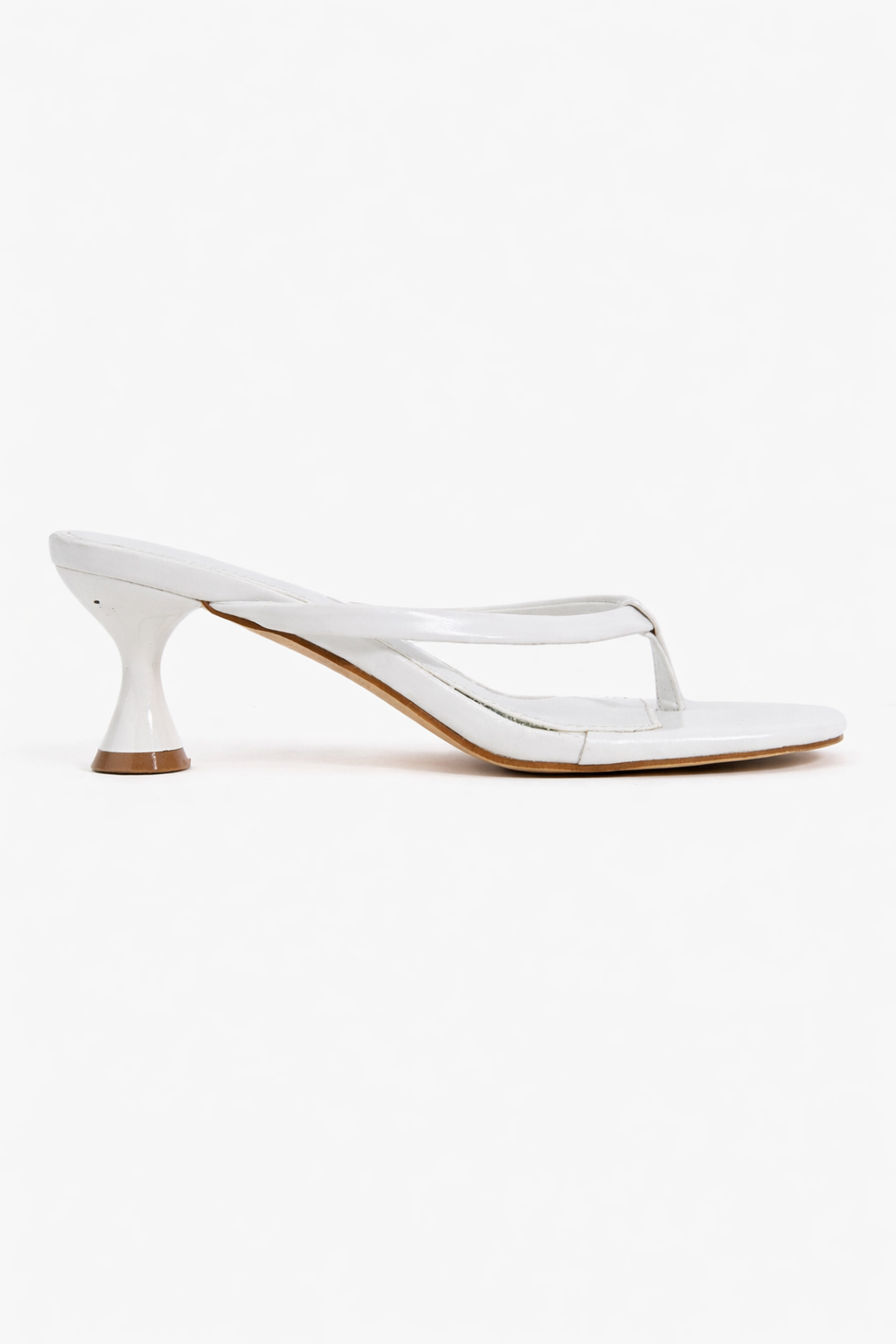 Contradition | Thong PU Kitty Heel