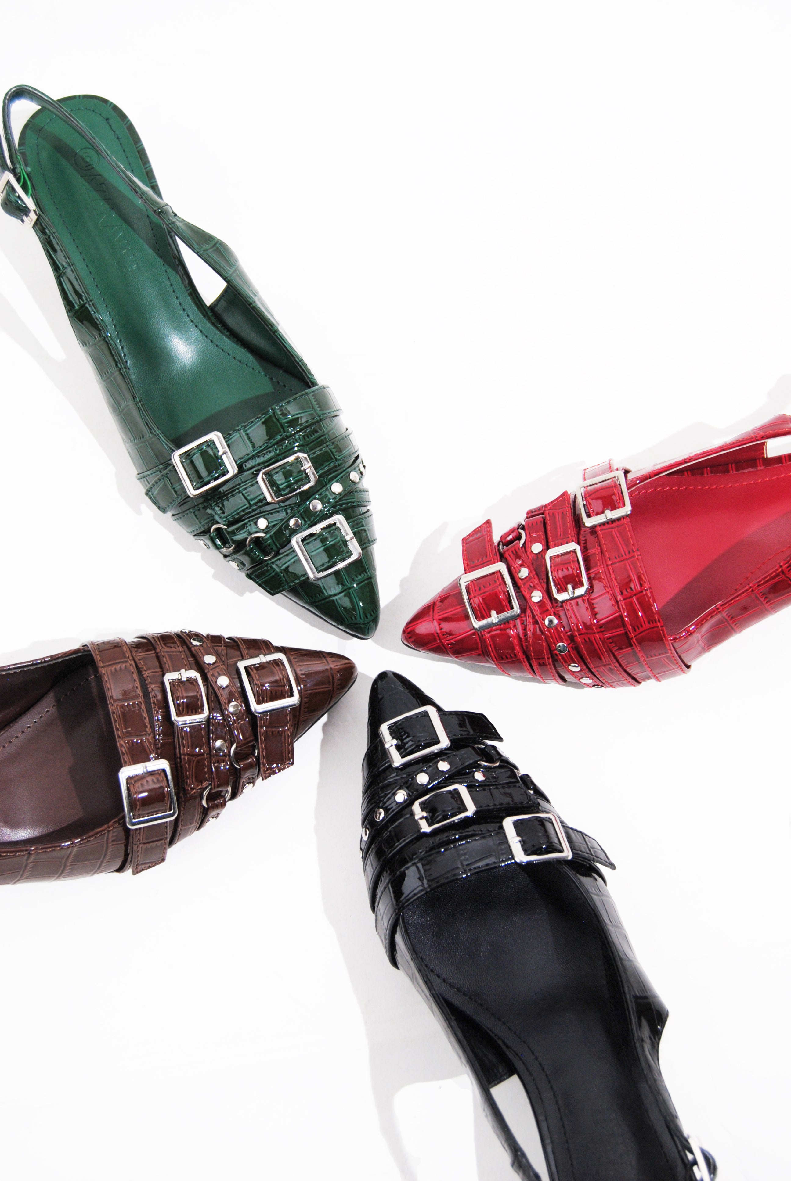 Crazy Love | Buckle Slingback Heels