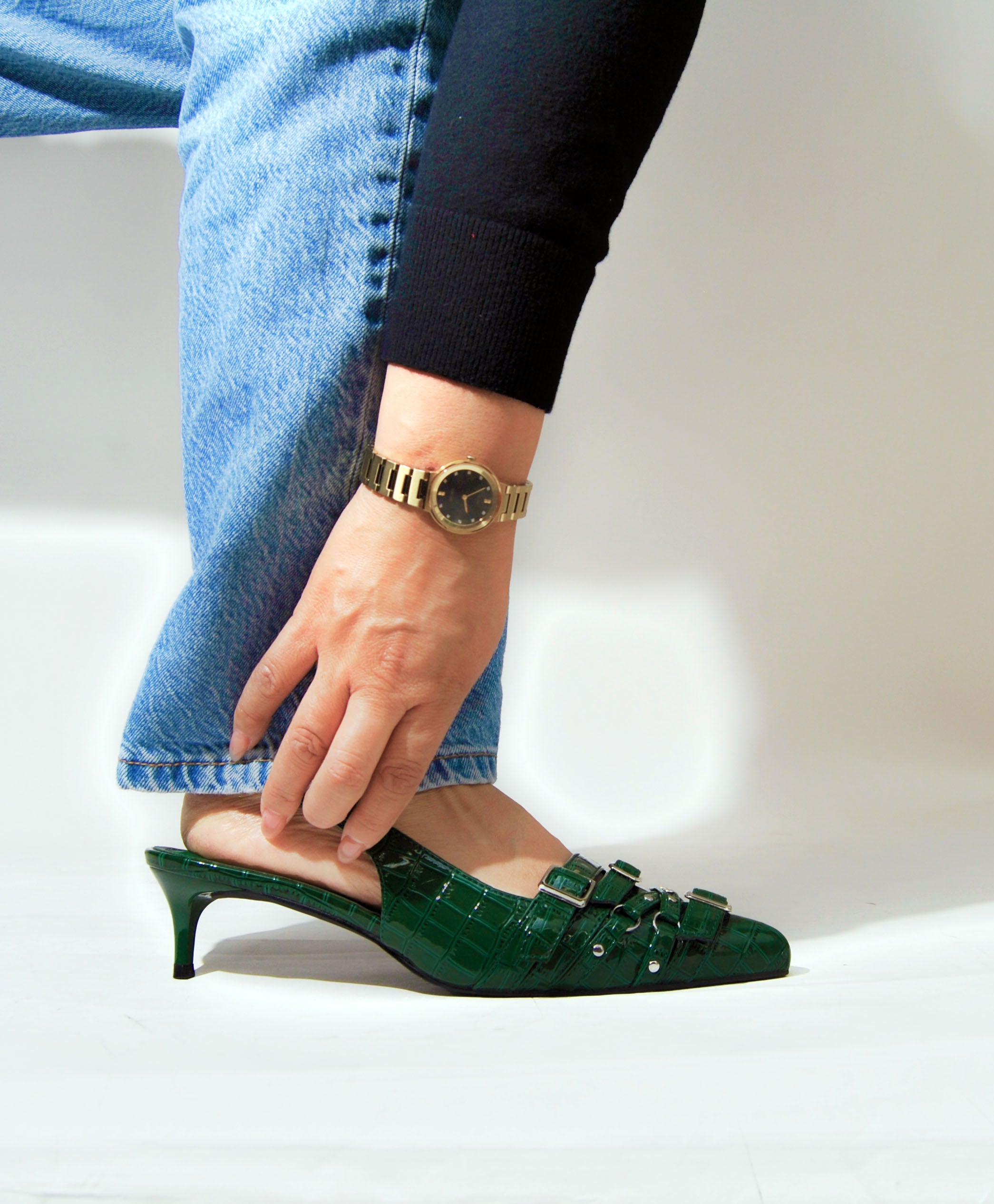 Crazy Love | Buckle Slingback Heels